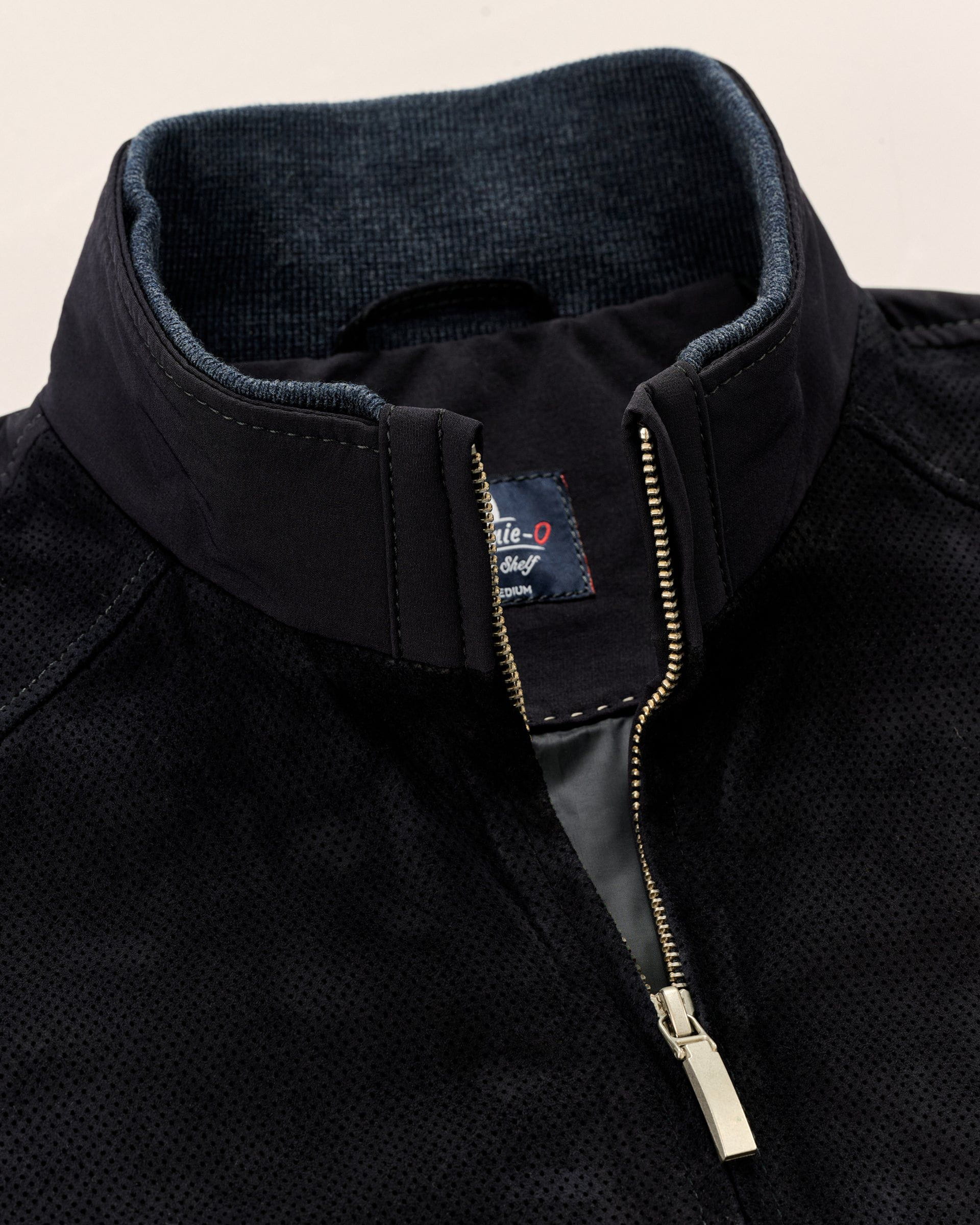 Agnelli Suede Mixed Media Jacket - Image 6