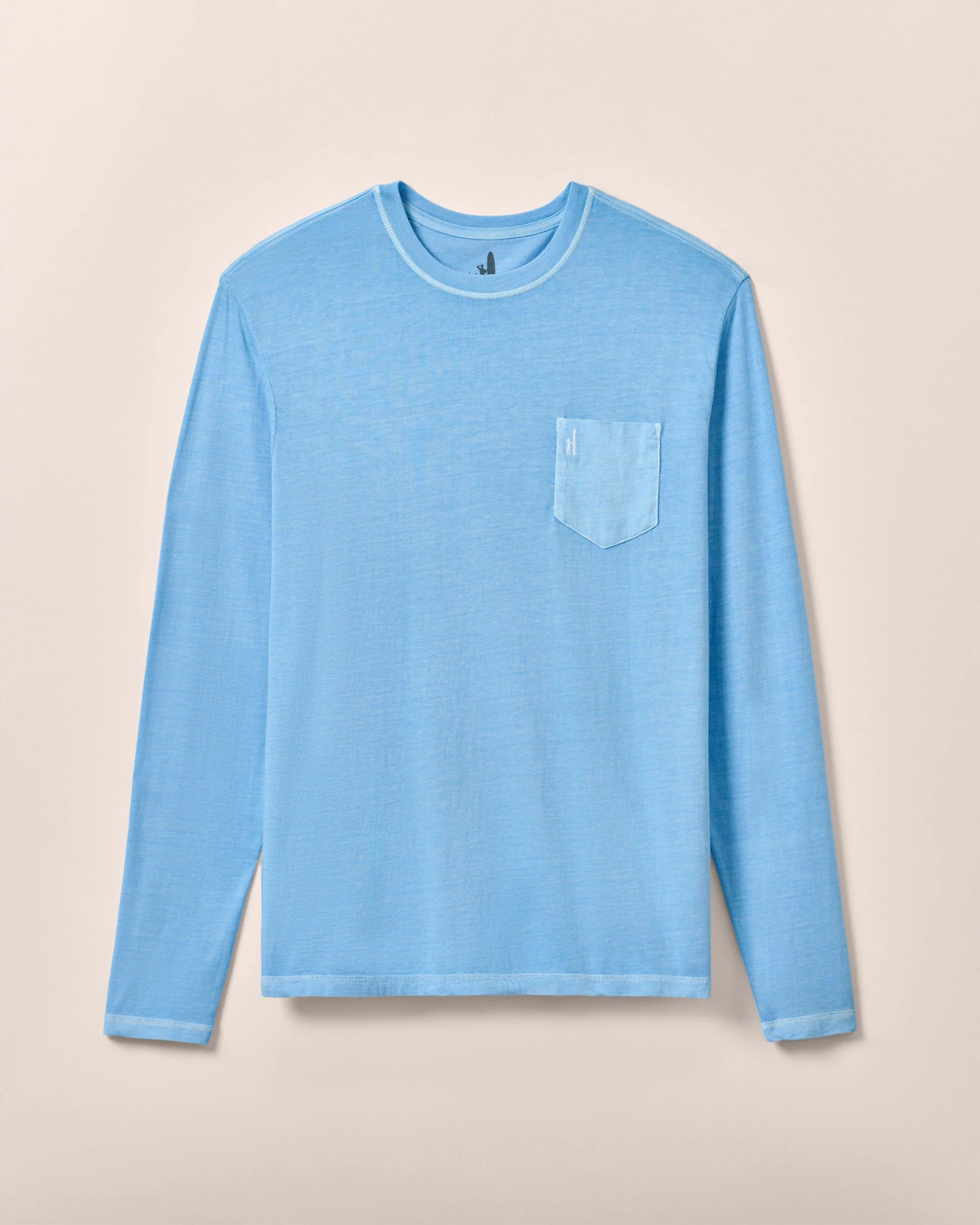 Brennan Long Sleeve Cotton Blend T-Shirt - Image 4