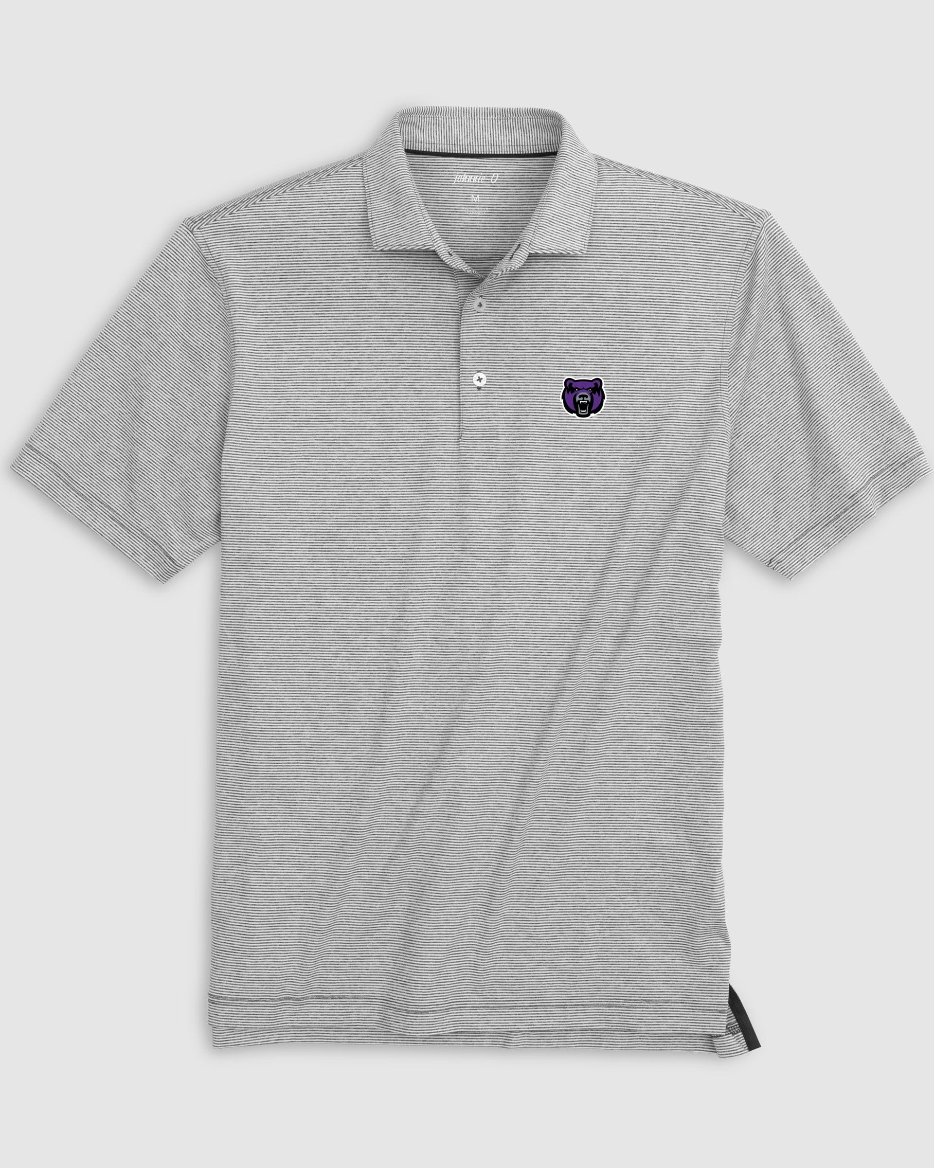 University of Central Arkansas Lyndonn Striped Jersey Performance Polo - Image 2