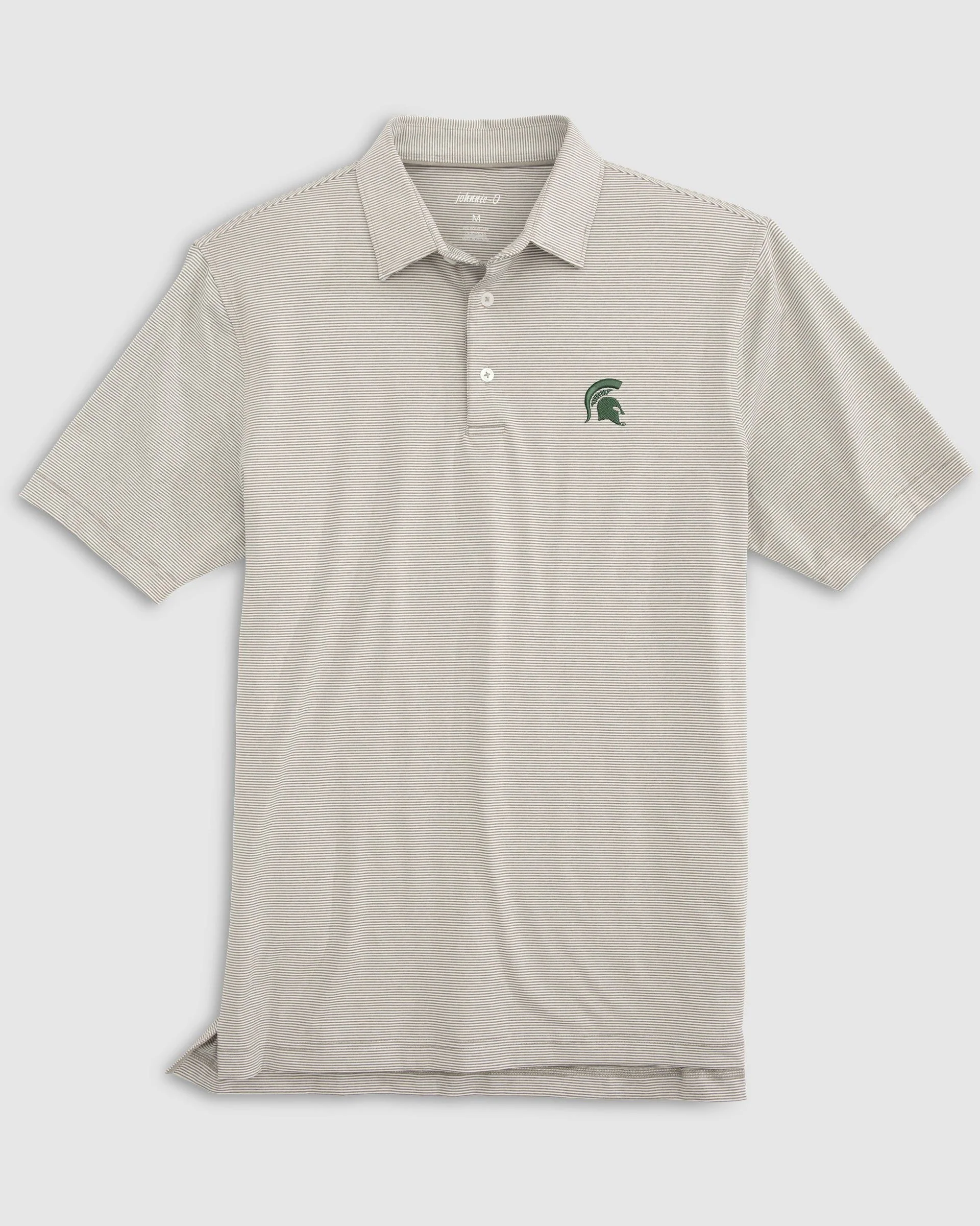 Michigan State Lyndonn Striped Jersey Performance Polo - Image 3