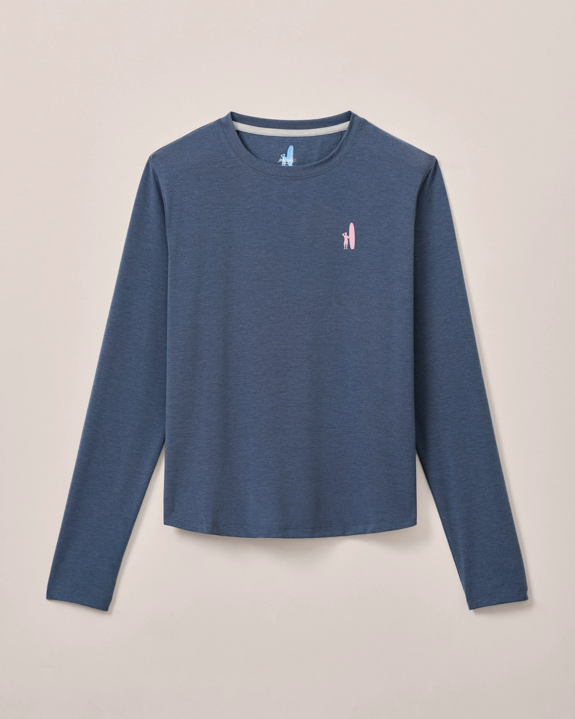 Women's Custom Surfer Logo Course Performance Long Sleeve T-Shirt - Image 13