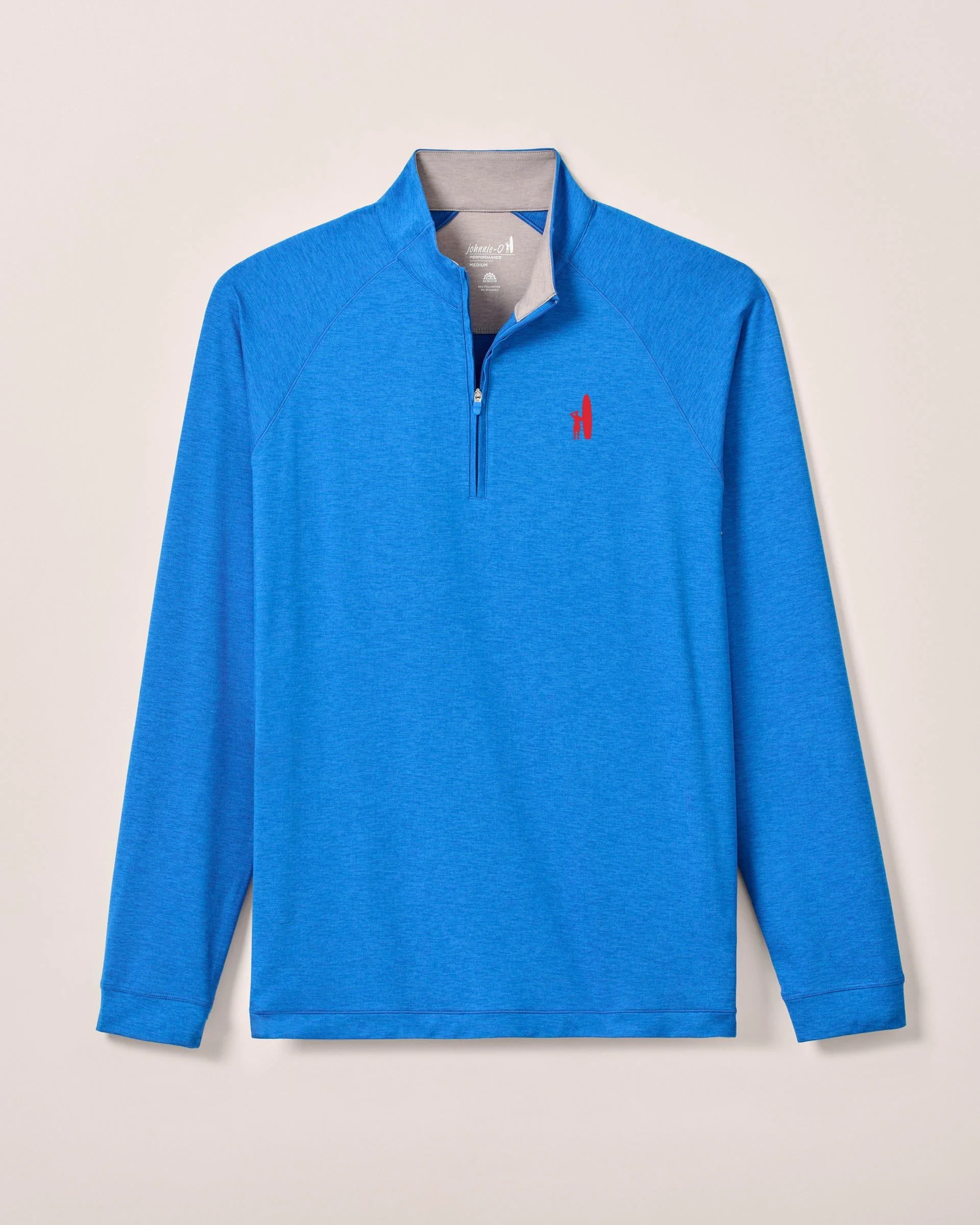 Custom Surfer Logo Freeborne Performance 1/4 Zip Pullover - Image 7
