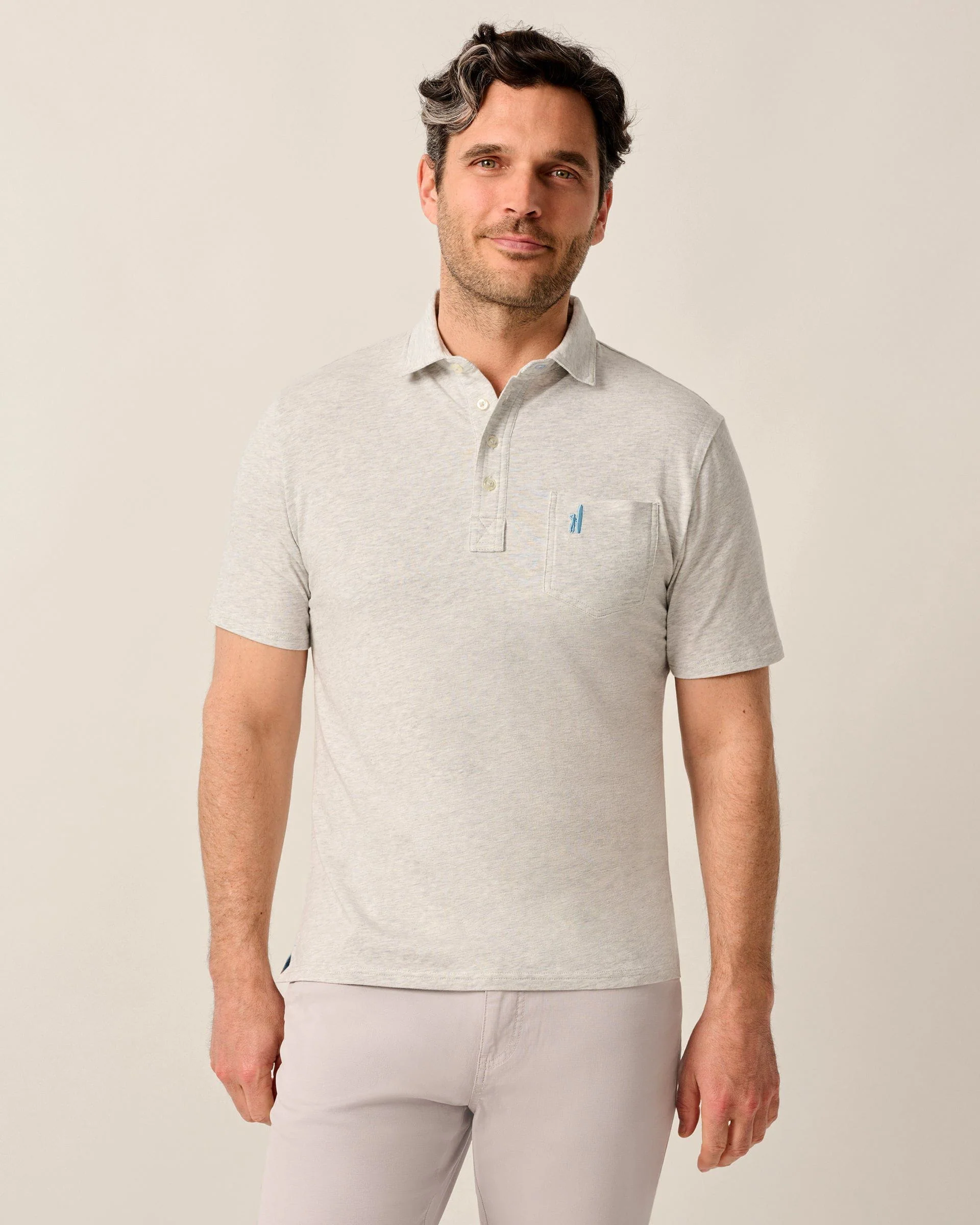 Original 4-Button Polo - Heather Solid