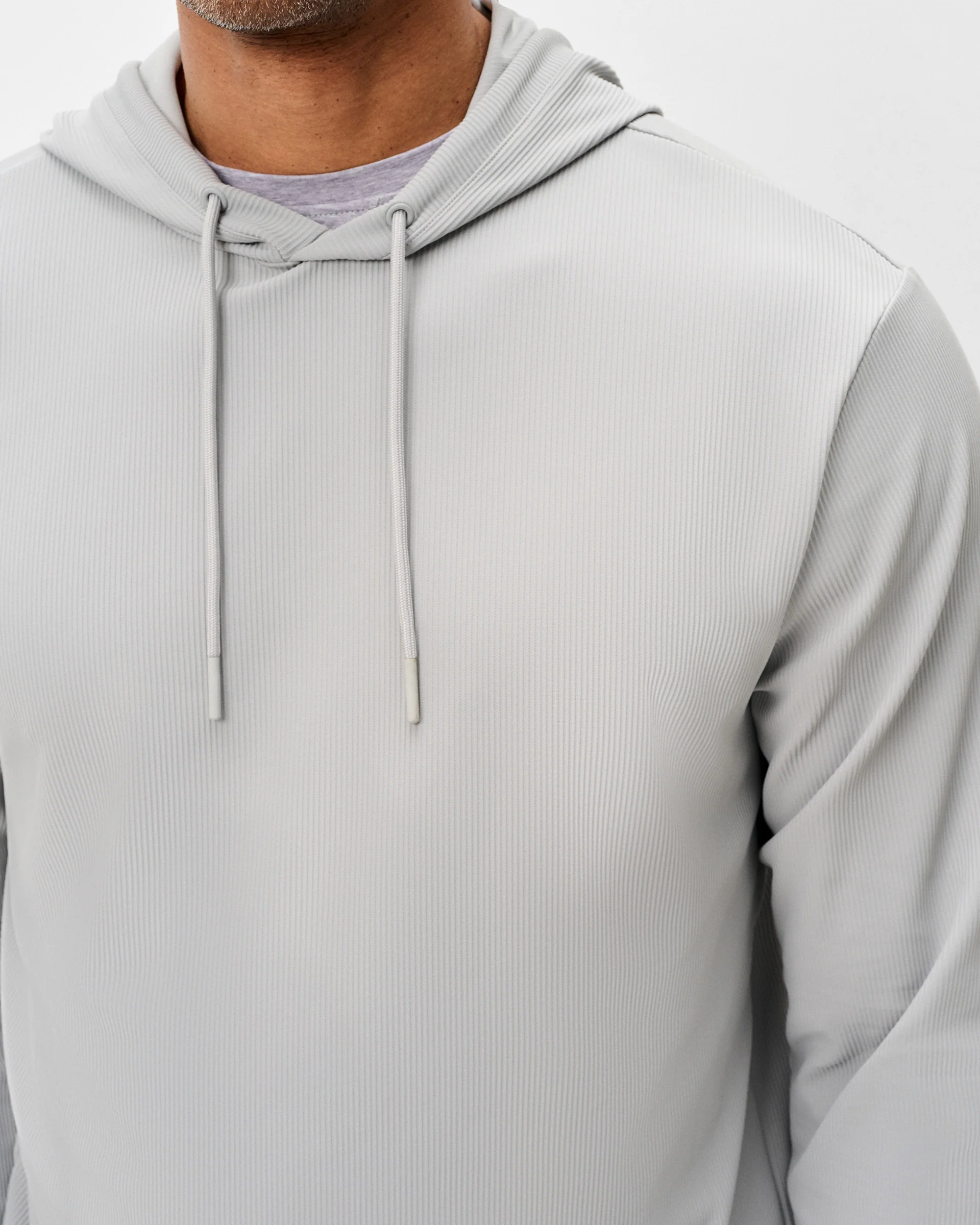 Hoppin Ribbed Knit Performance Hoodie - Image 2