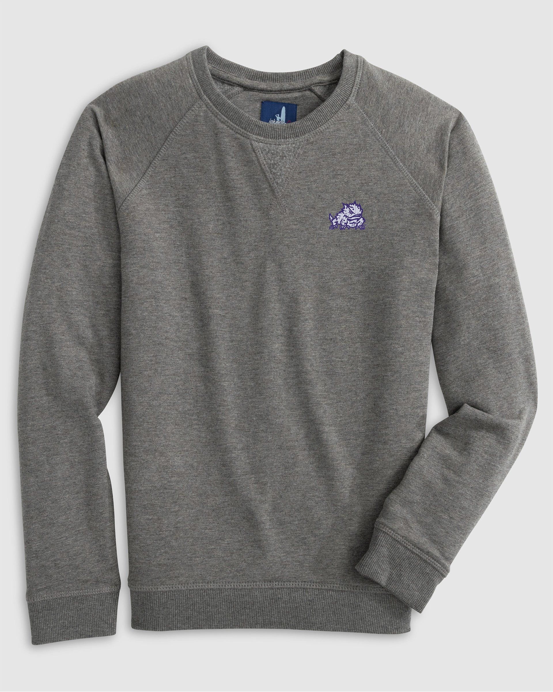 Texas Christian Freeman Jr. Crewneck Sweatshirt - Horned Frog Logo - Image 2