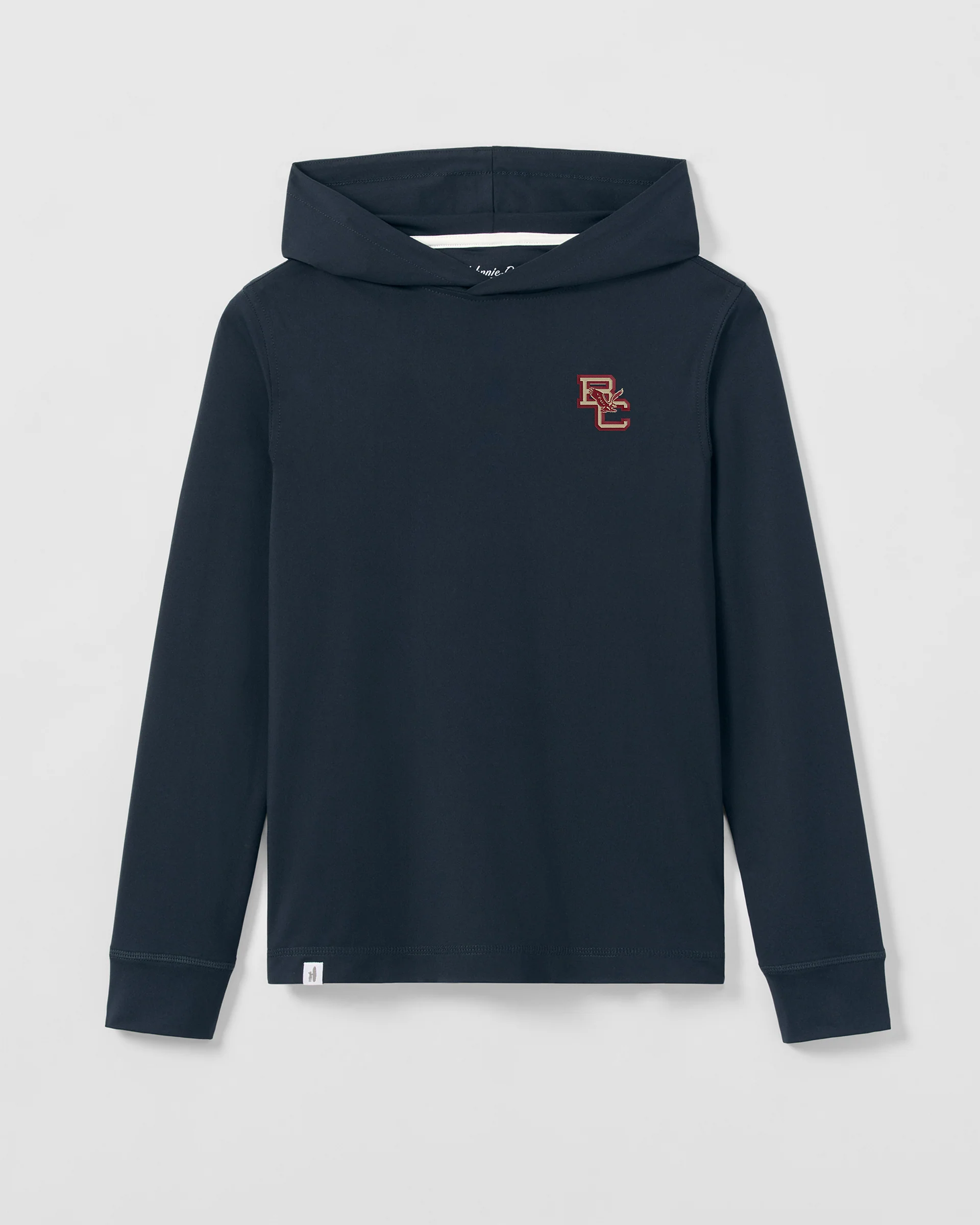 Boston College Durant Jr. Long Sleeve Hooded T-Shirt - Vault Logo - Image 2