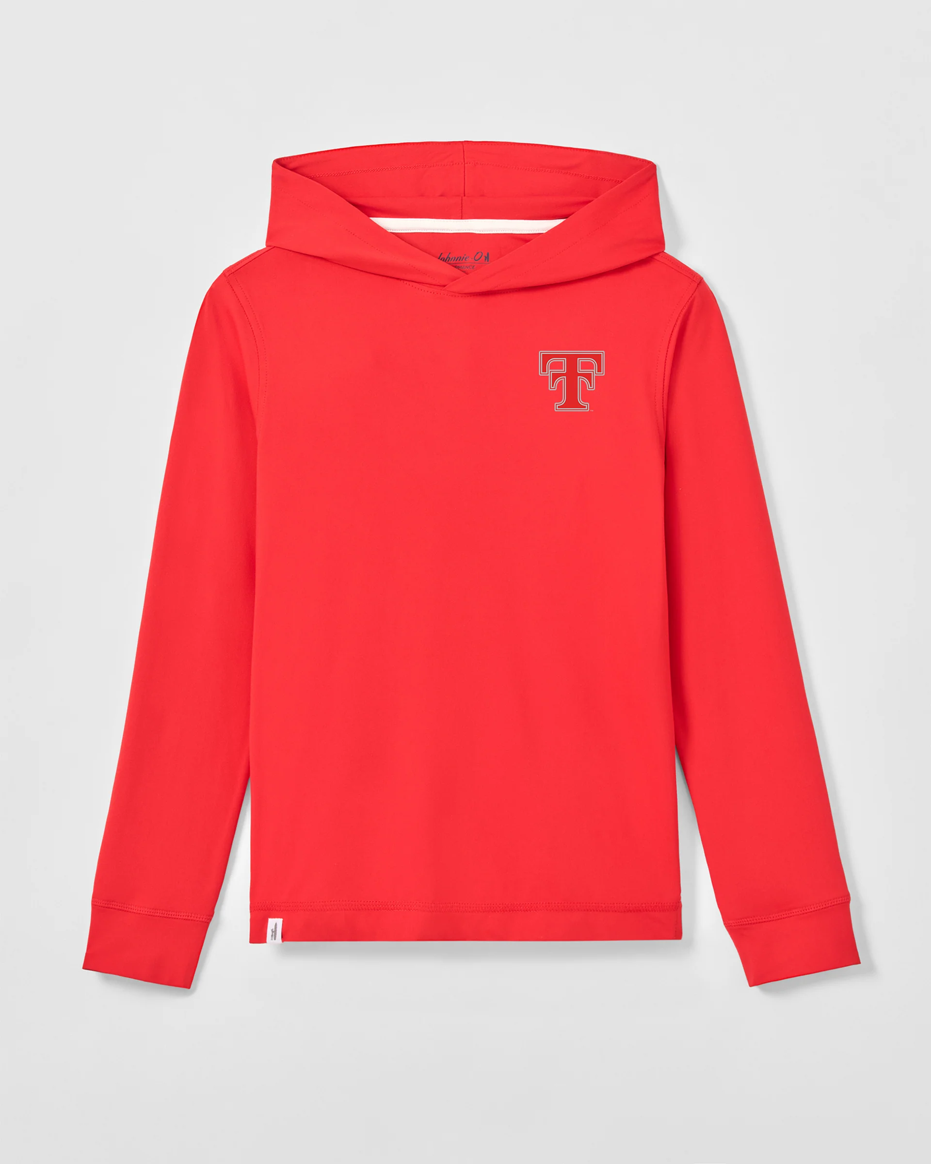 Texas Tech Durant Jr. Long Sleeve Hooded T-Shirt - Vault Logo - Image 2