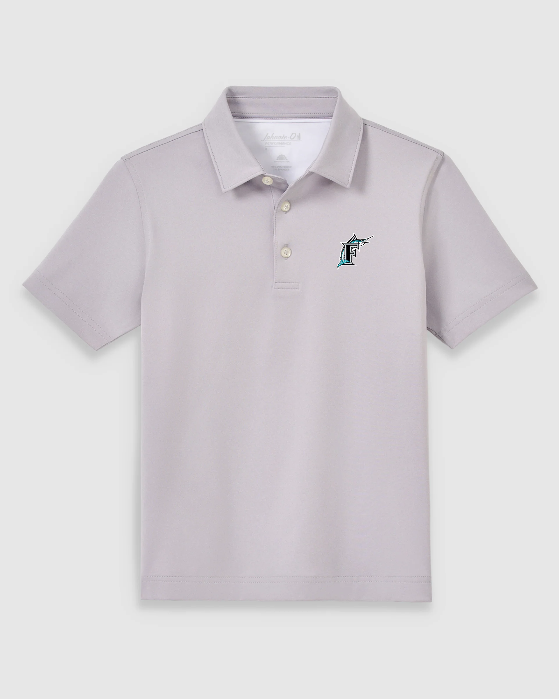 Miami Marlins Birdie Jr. Jersey Performance Polo - Cooperstown Logo