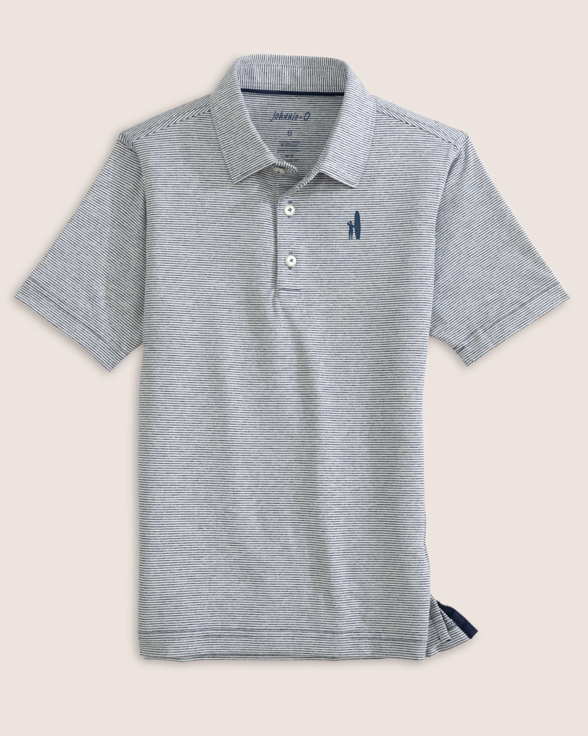 Custom Surfer Logo Lyndonn  Jr. Performance Jersey Polo - Image 4