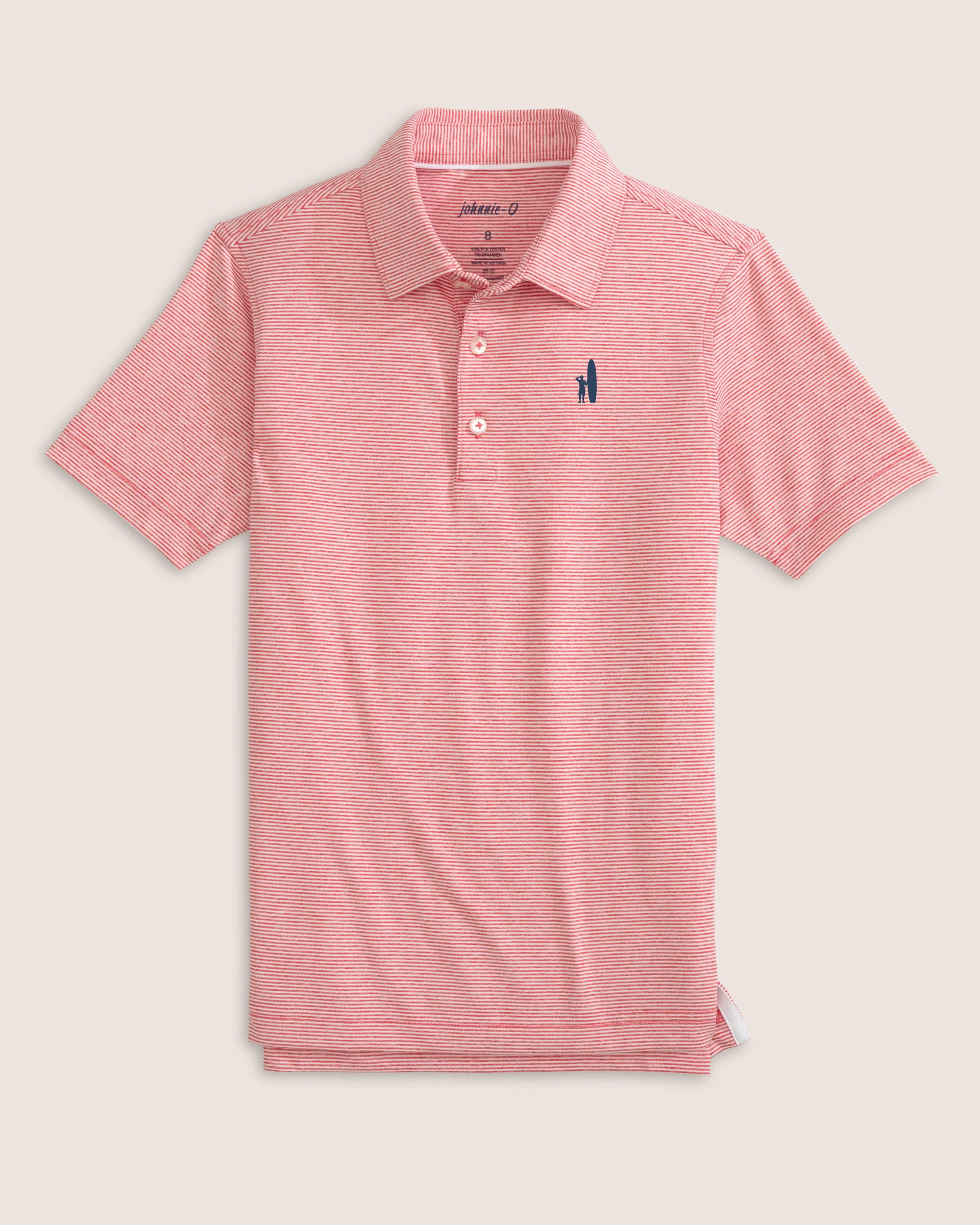 Custom Surfer Logo Lyndonn Jr. Performance Jersey Polo - Image 4