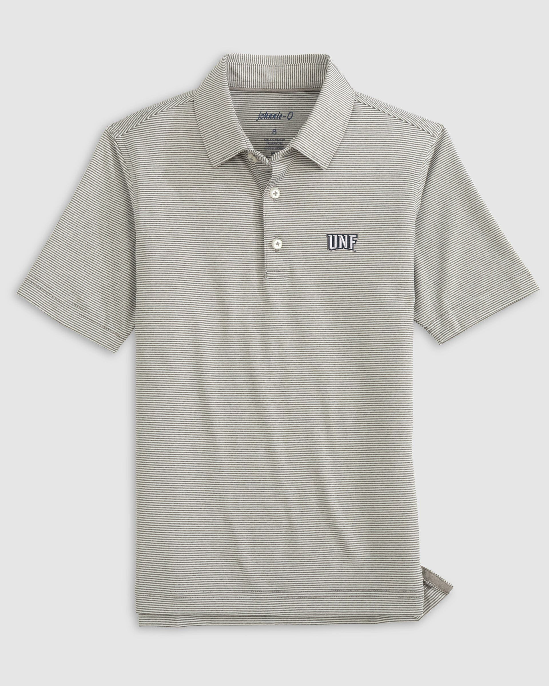 North Florida Lyndonn Jr. Striped Jersey Performance Polo - Image 6