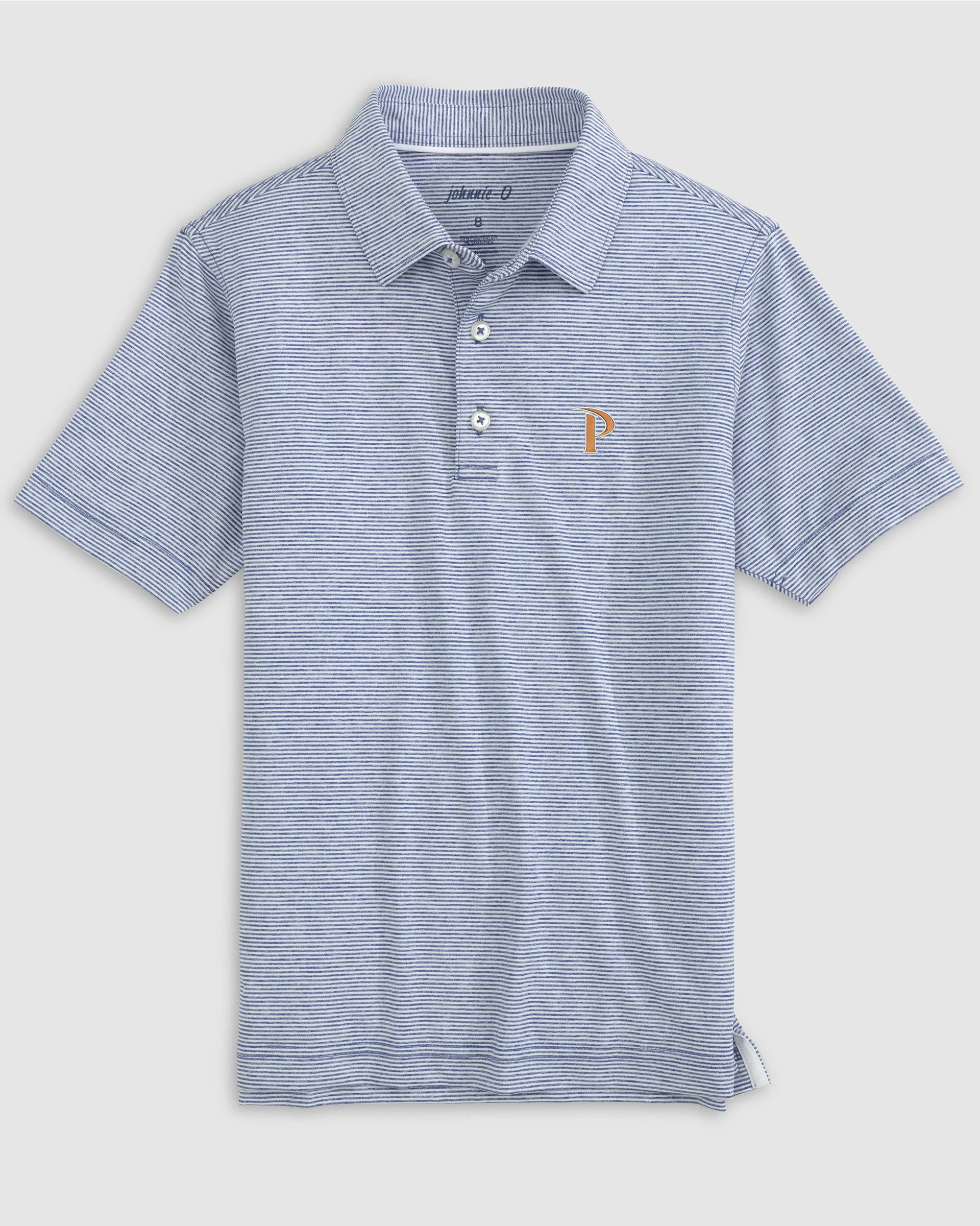 Pepperdine Lyndonn Jr. Striped Jersey Performance Polo - Image 8