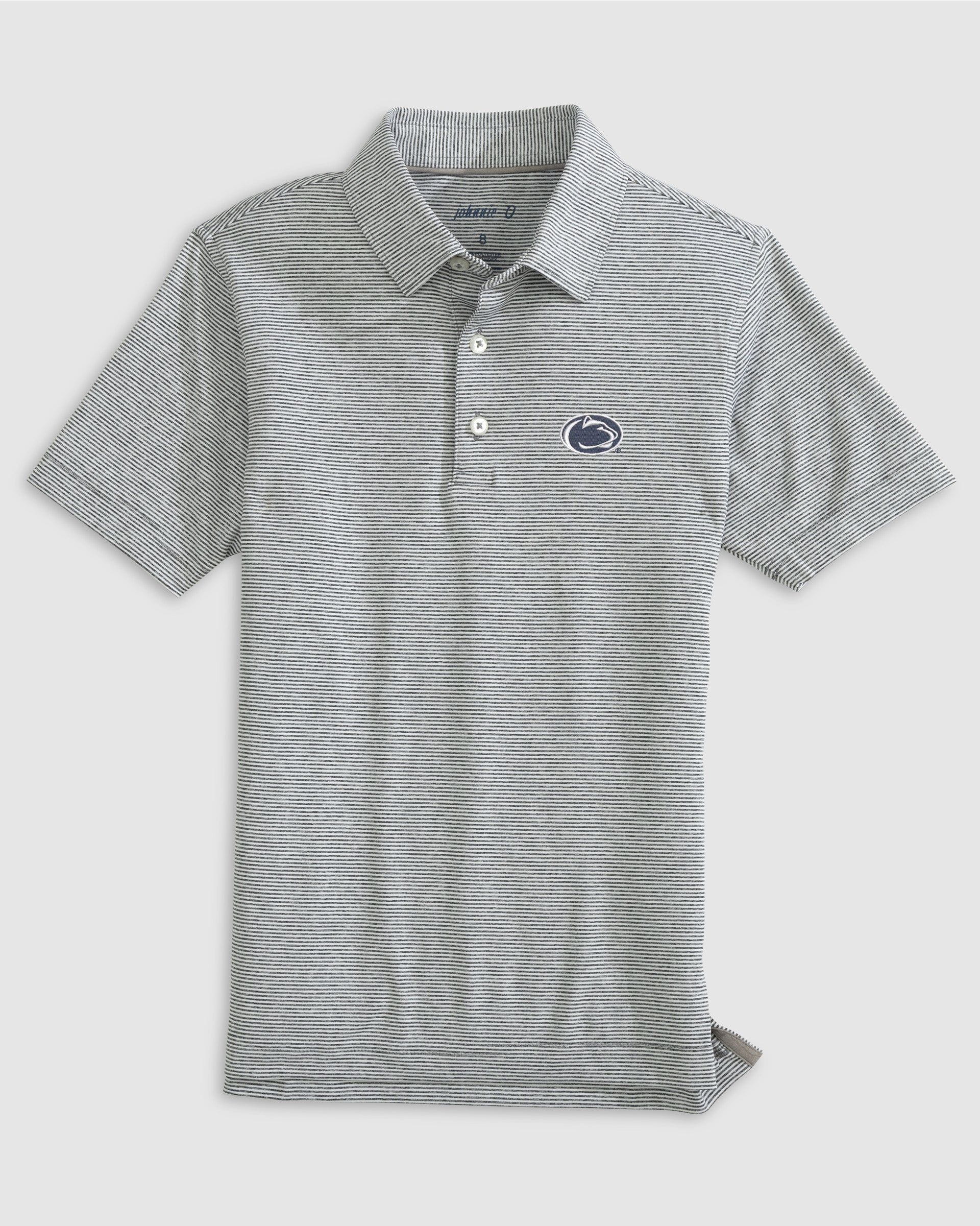 Penn State Lyndonn Jr. Striped Jersey Performance Polo - Image 2