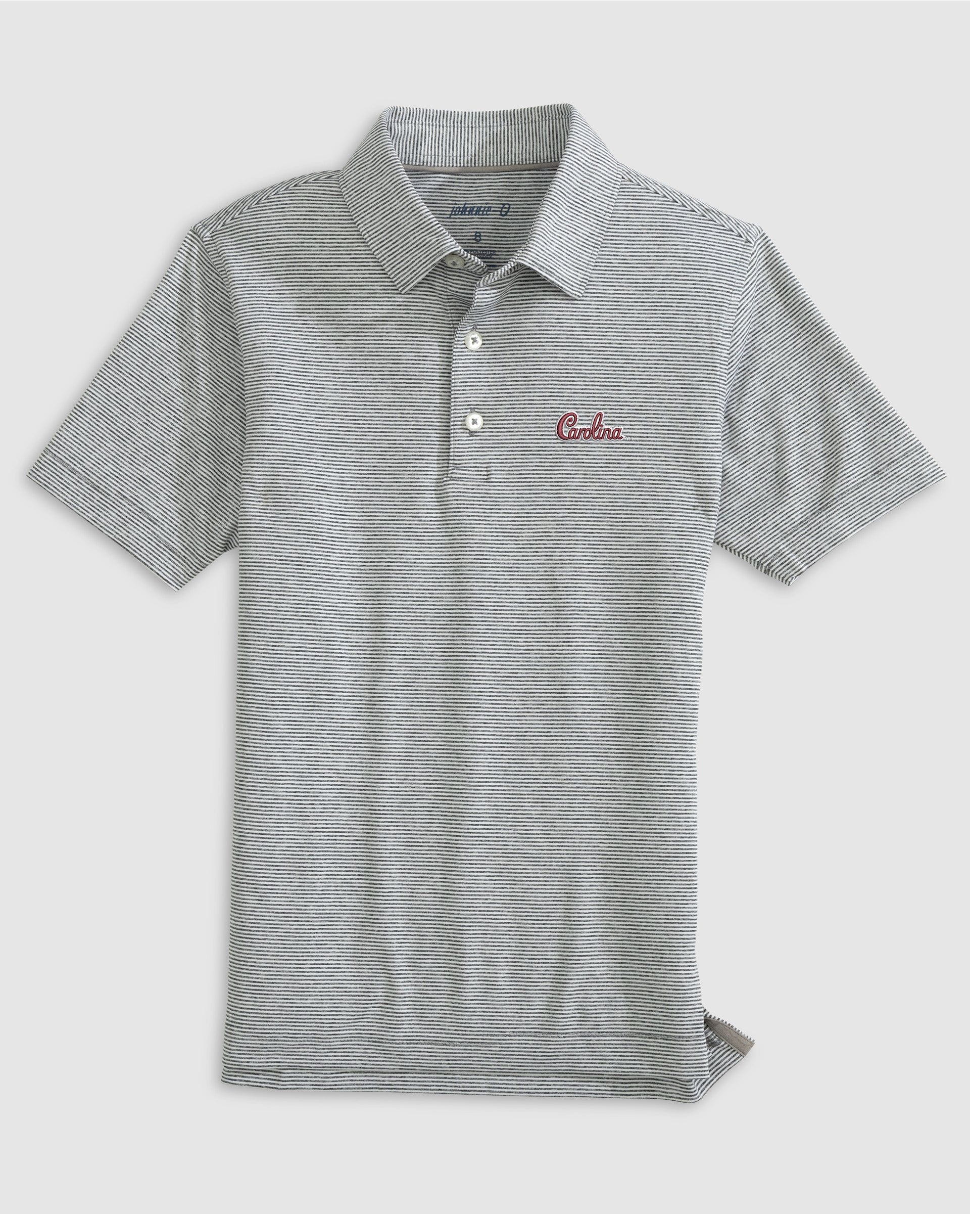 South Carolina Lyndonn Jr. Striped Jersey Performance Polo - Script Logo - Image 2