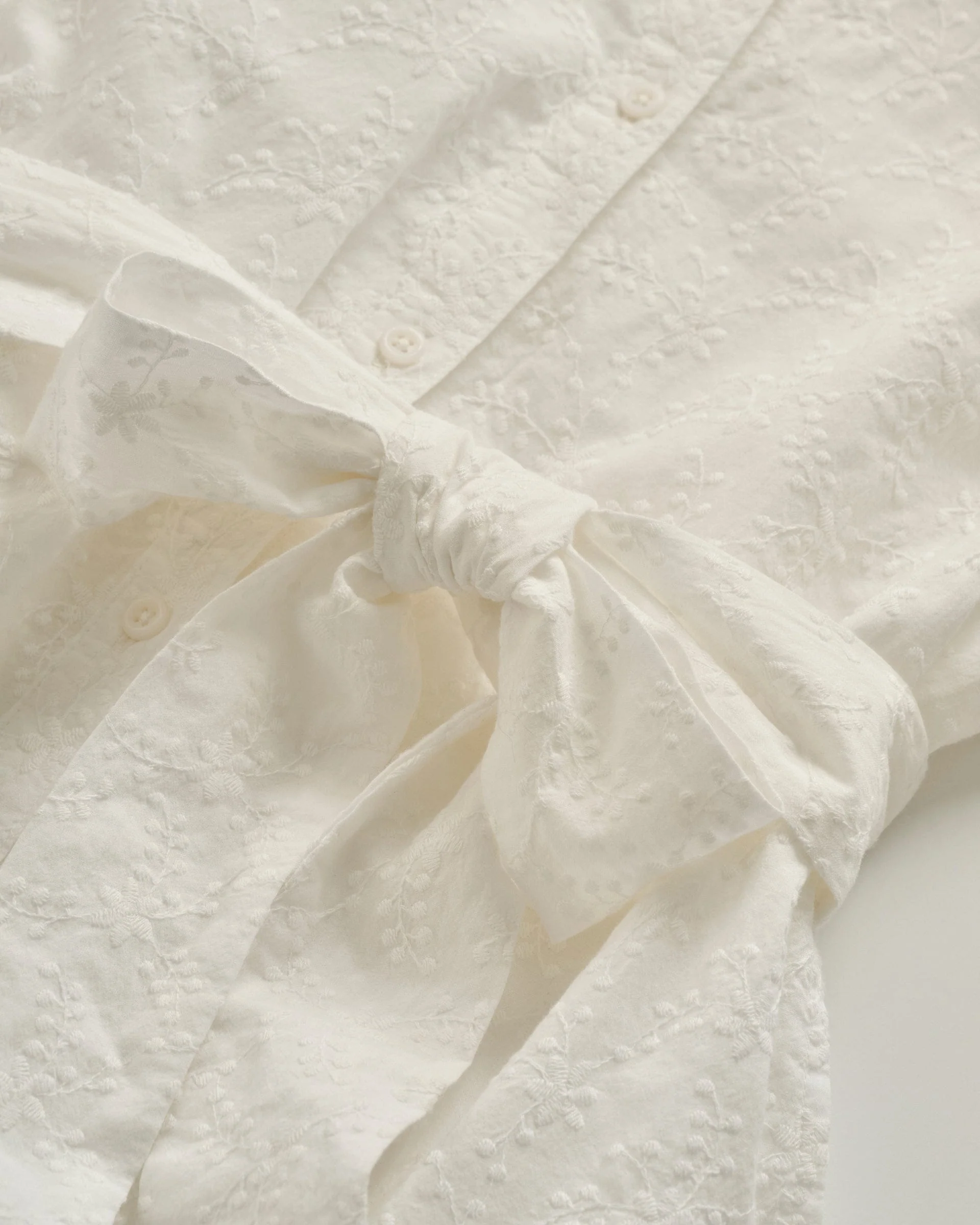 Jenna Embroidered Flared Shirt Dress - Image 10