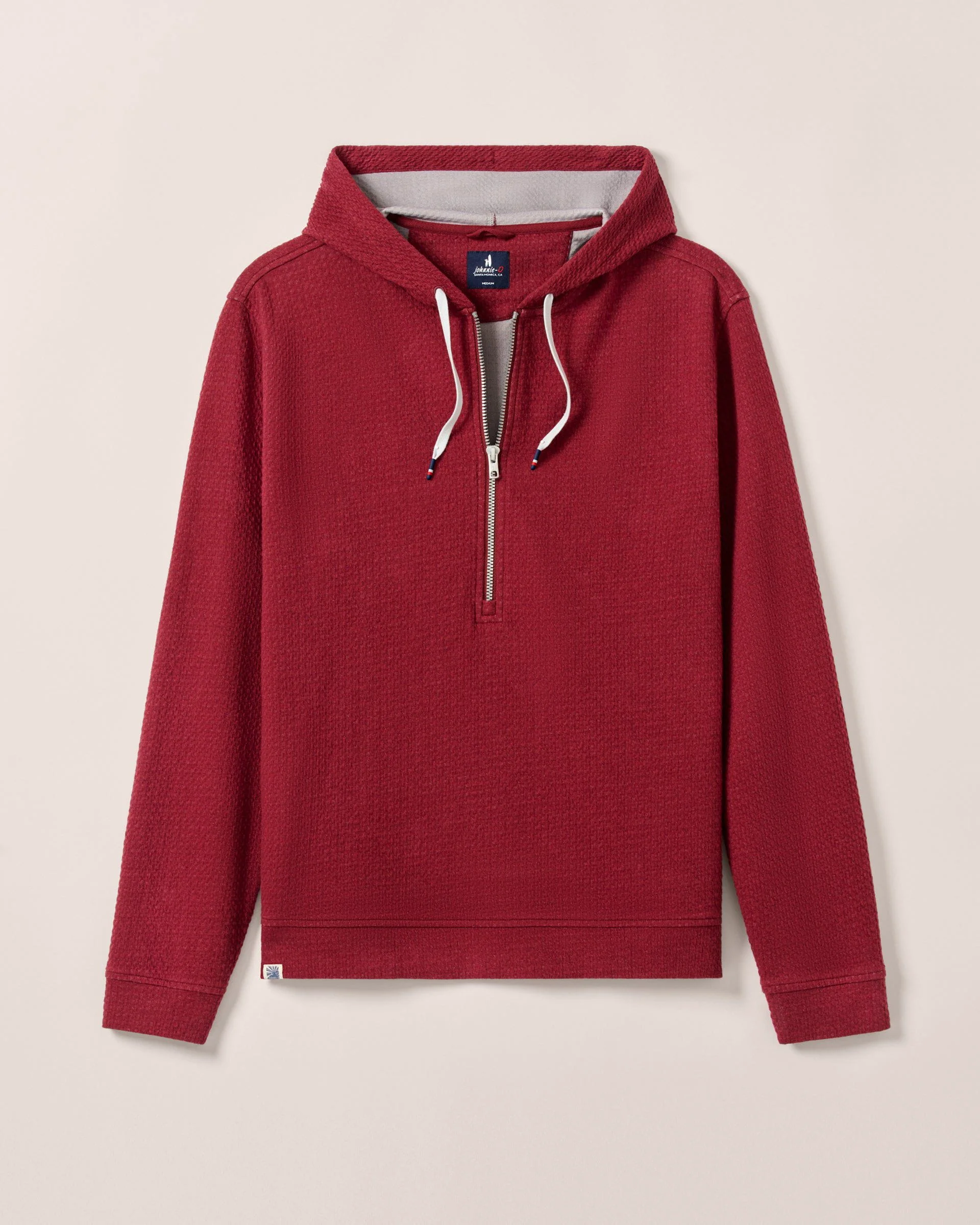Zoeller Ripple Knit 1/4 Zip Popover Hoodie - Image 6