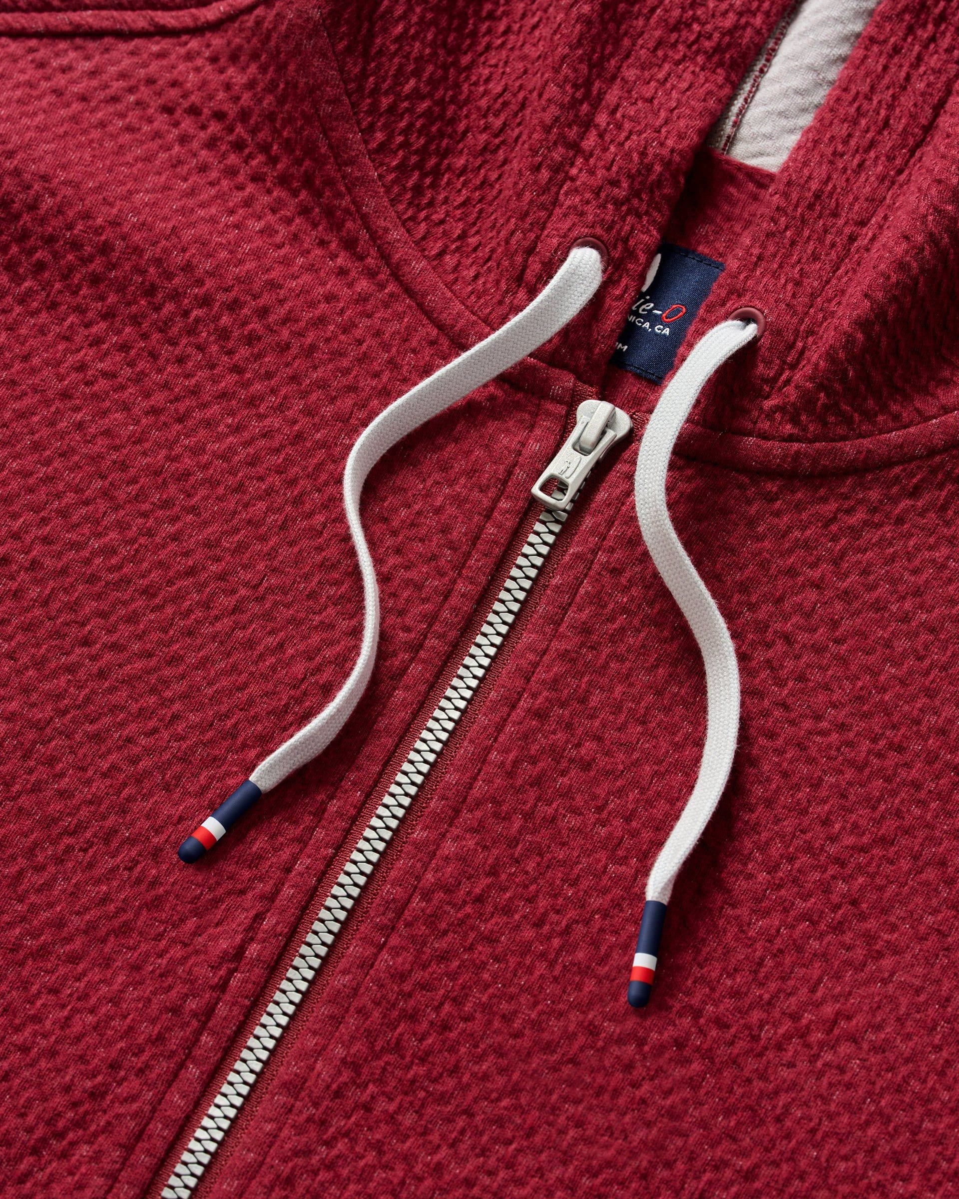 Zoeller Ripple Knit 1/4 Zip Popover Hoodie - Image 7