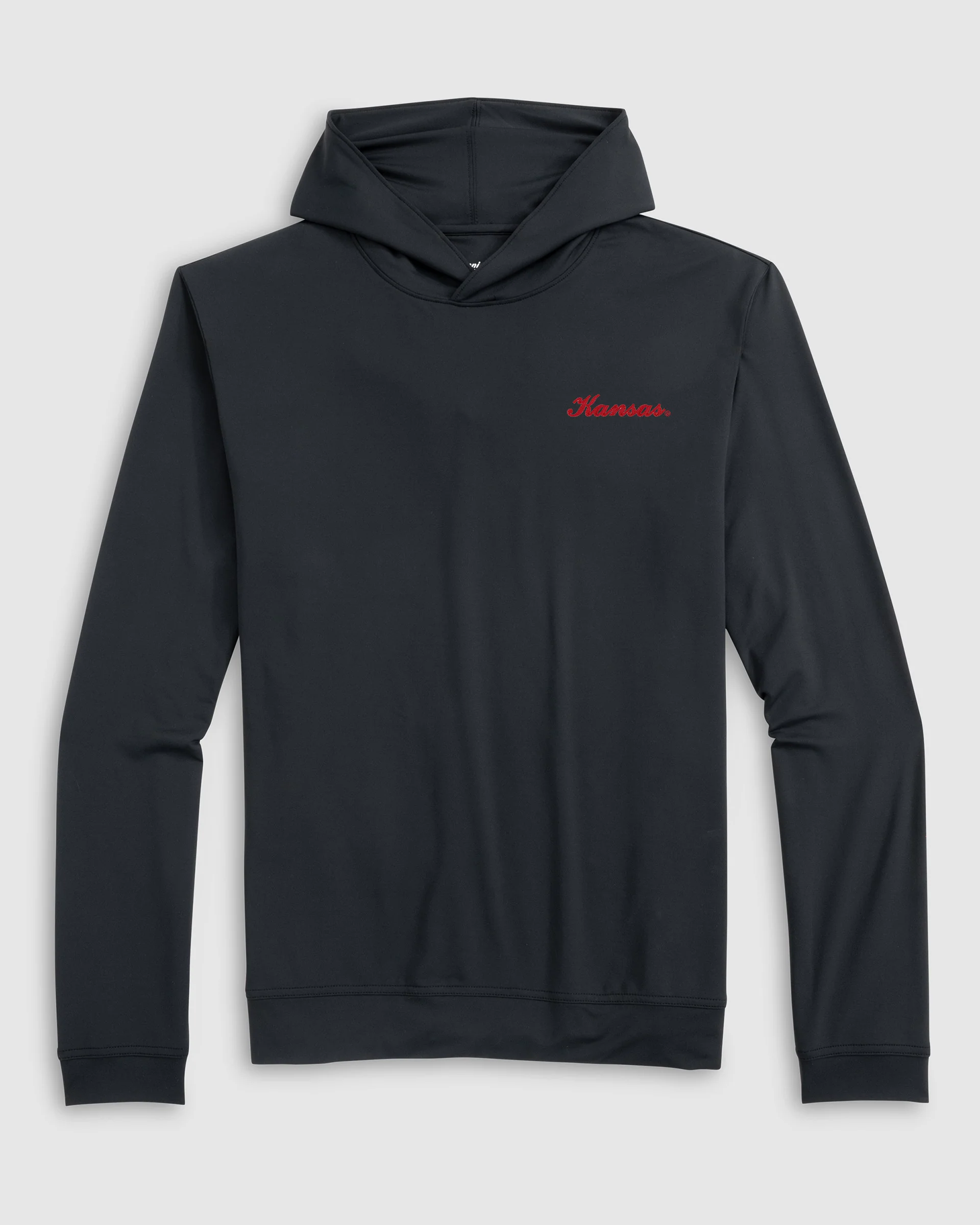 University of Kansas Motion Performance Hoodie - Script Logo - Image 2