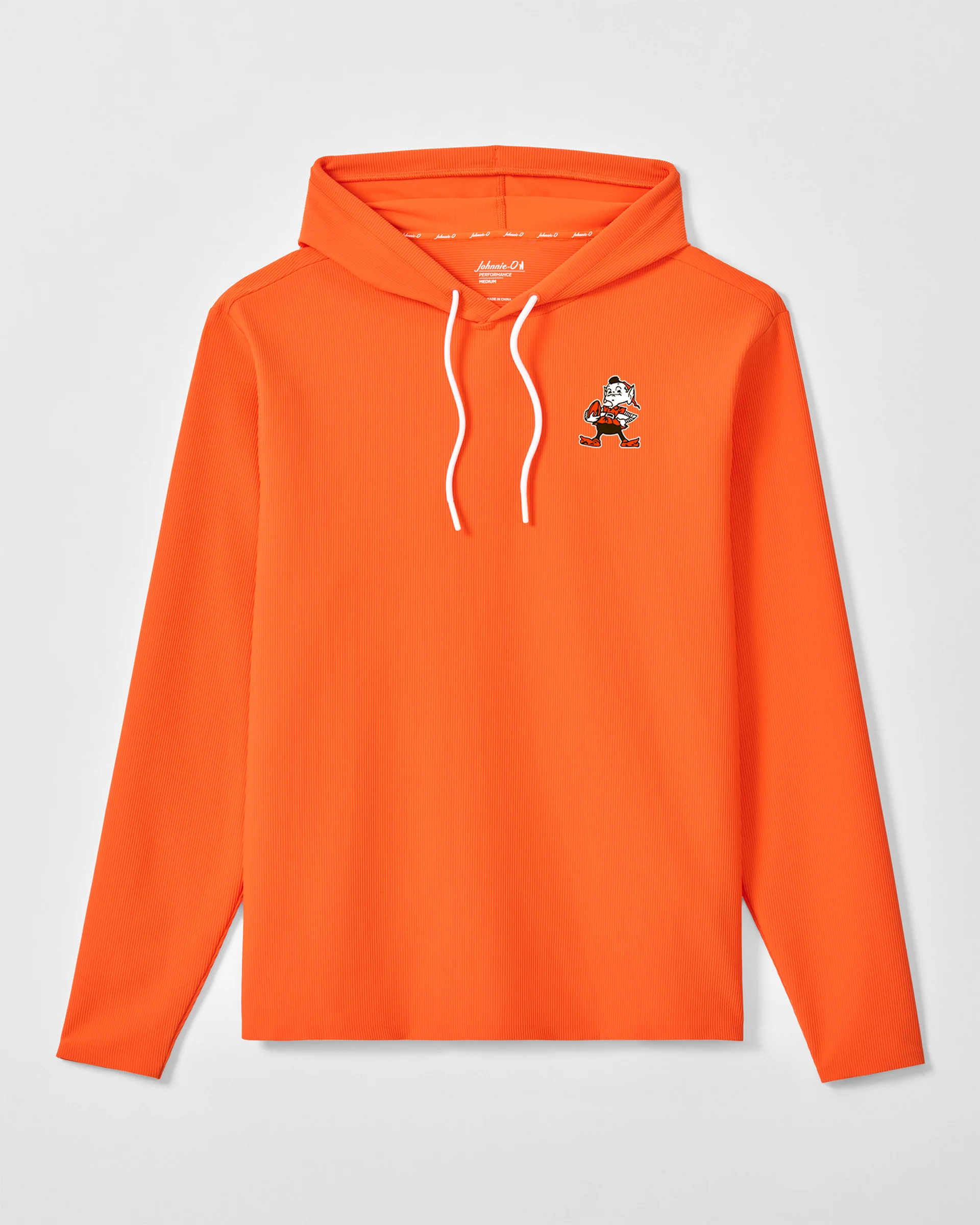 Cleveland Browns Hoppin Performance Hoodie - Classic Brownie Logo - Image 2