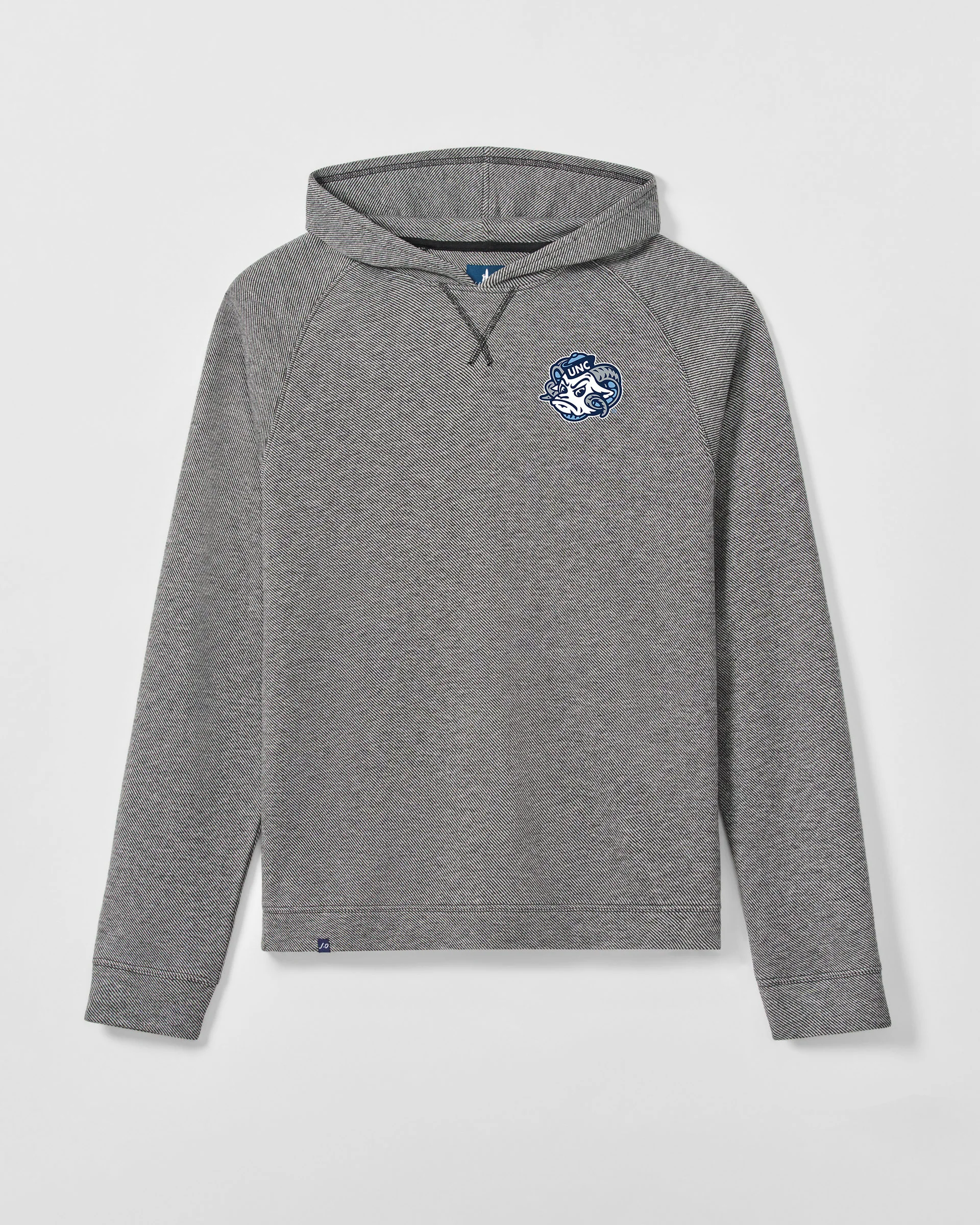 University of North Carolina Cotton Blend Twill Hoodie - Ram Head Logo