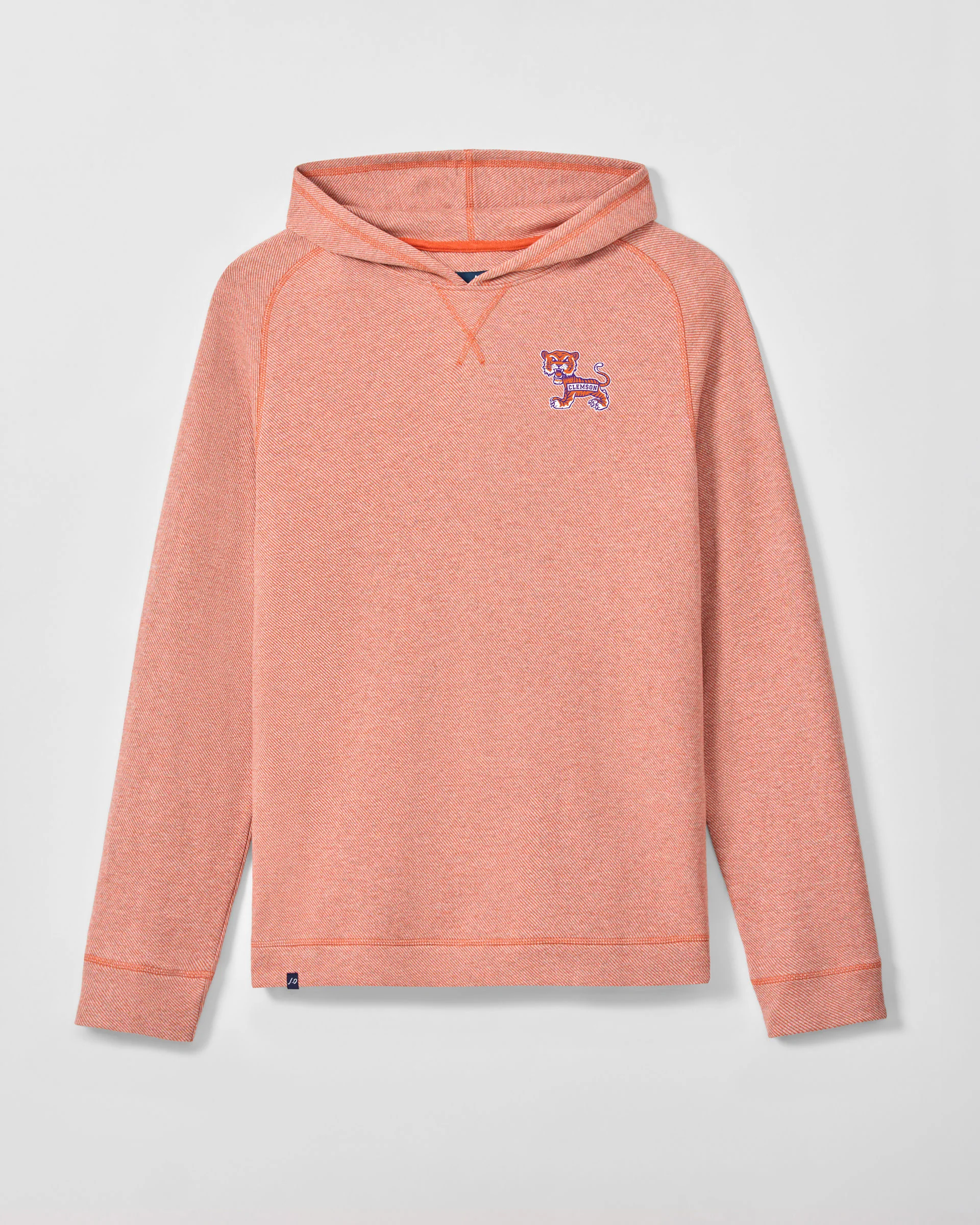 Clemson University Cotton Blend Twill Hoodie - Vault Logo - Image 10