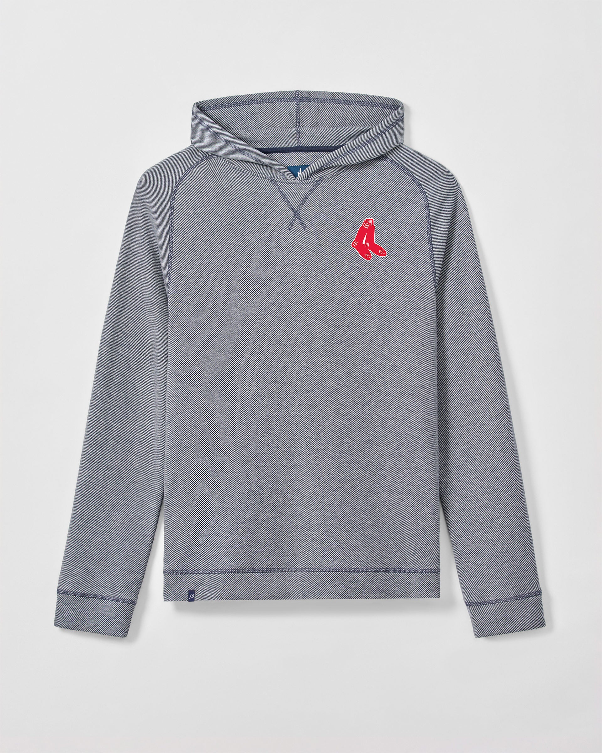 Boston Red Sox Cotton Blend Twill Hoodie - Cooperstown Logo