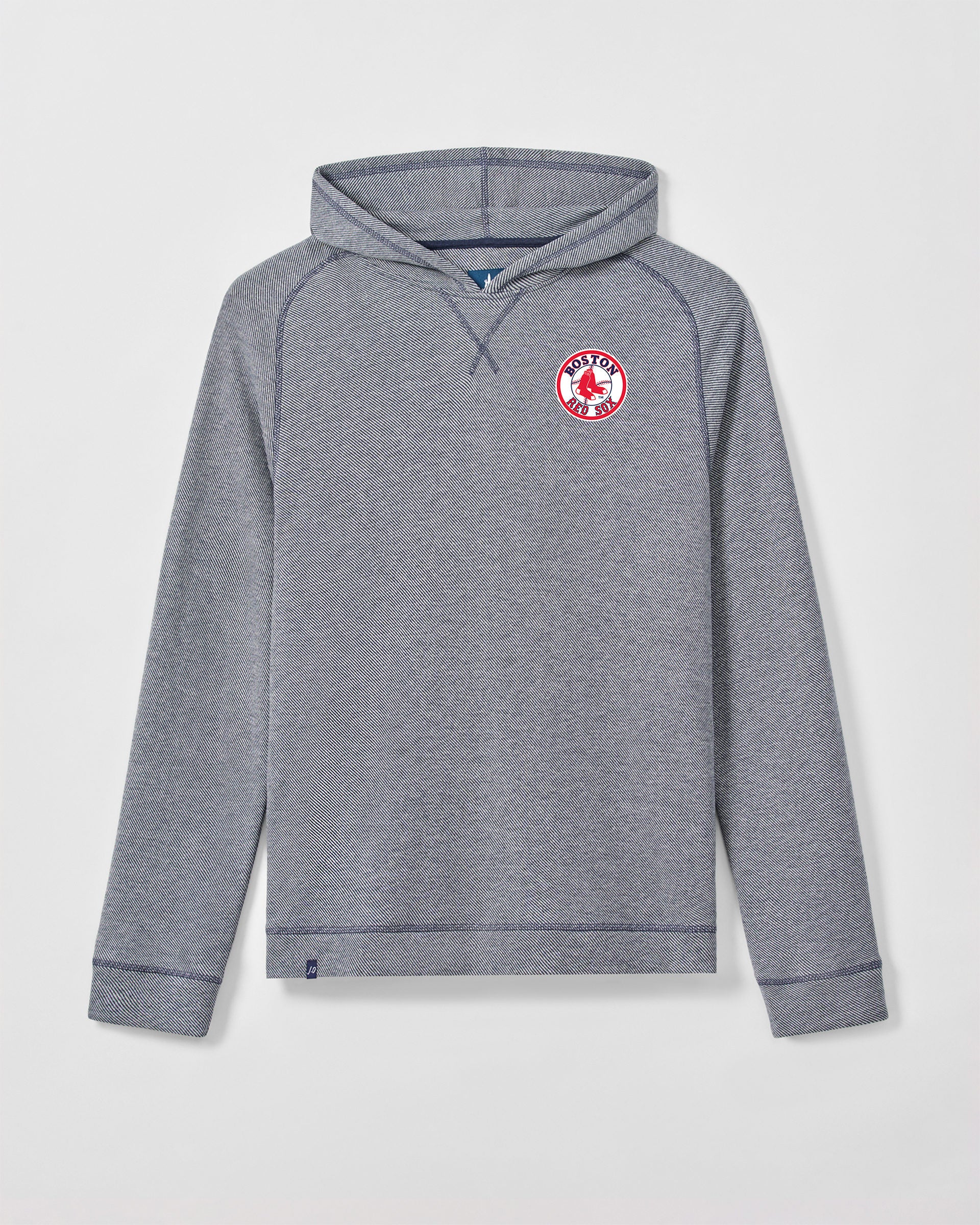 Boston Red Sox Cotton Blend Twill Hoodie - Cooperstown Logo
