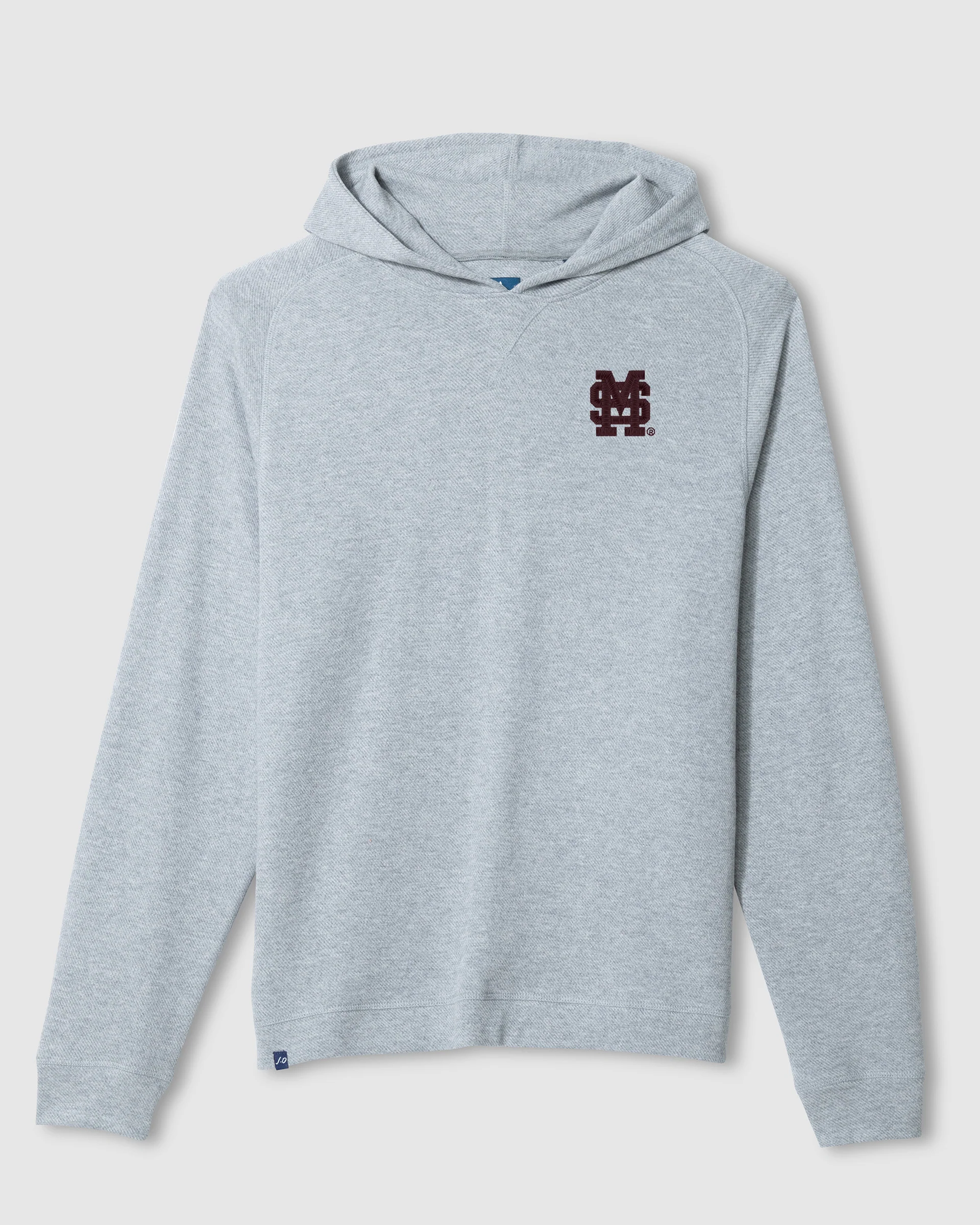 Mississippi State Cotton Blend Twill Hoodie - Baseball Logo - Image 3