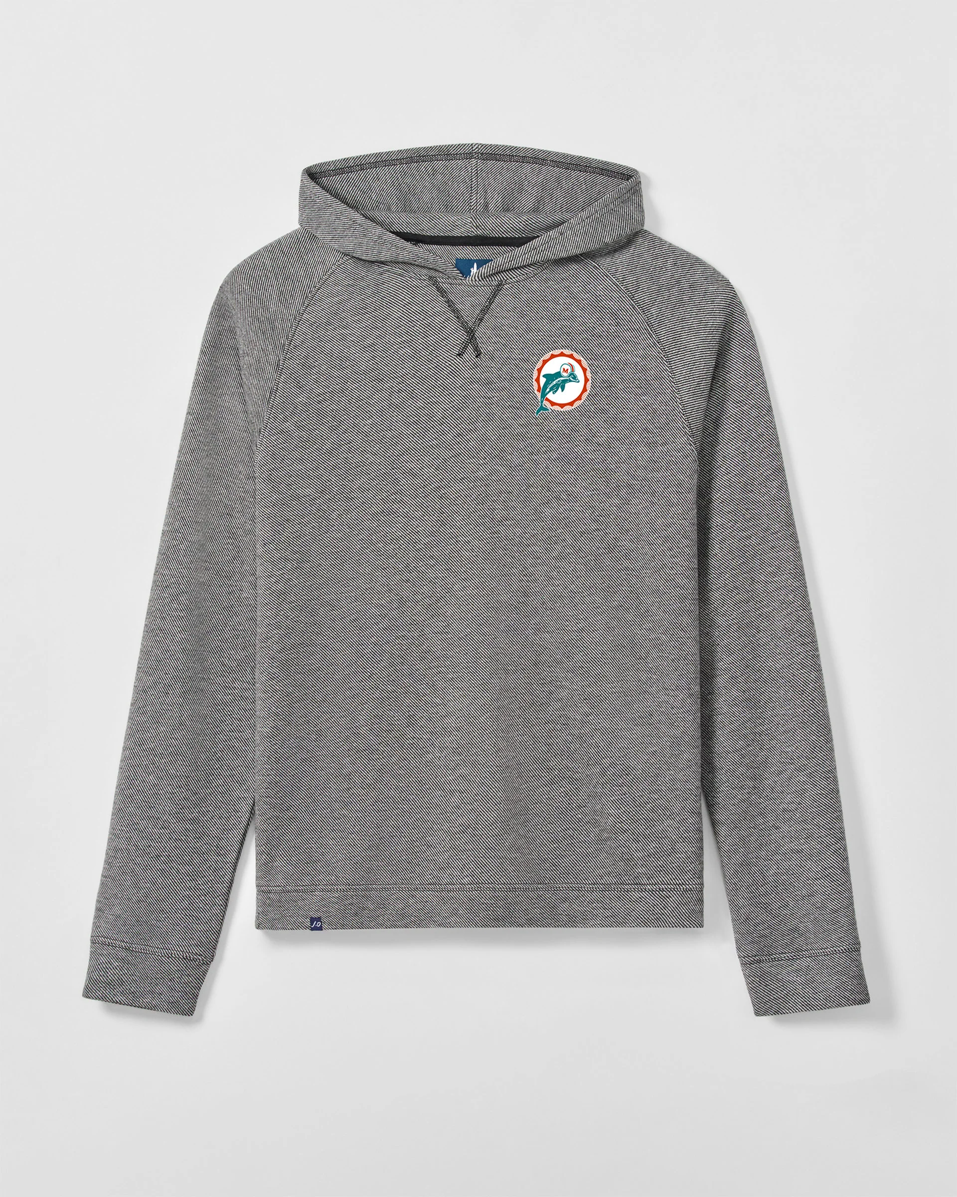 Miami Dolphins Cotton Blend Twill Hoodie - Classic Logo