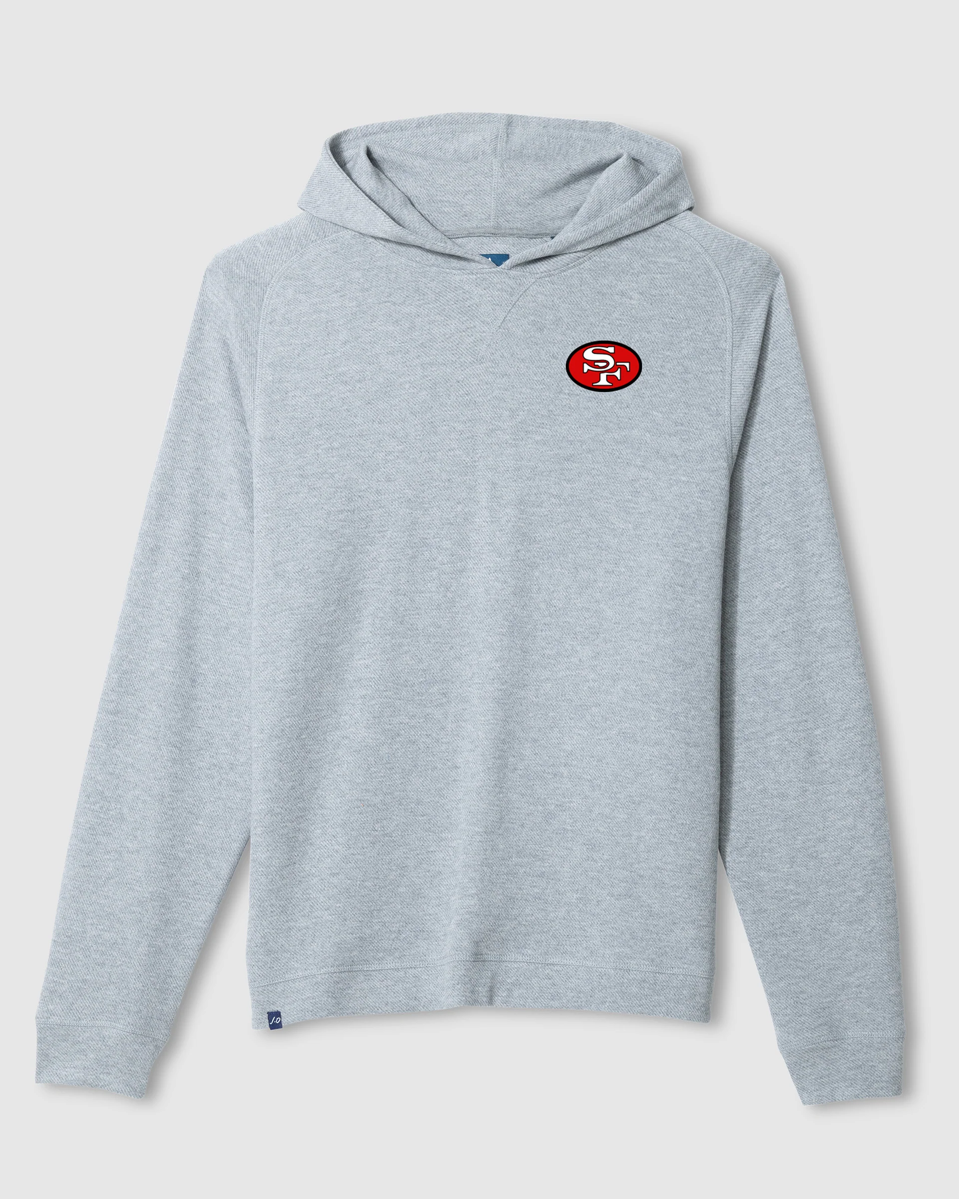 San Francisco 49ers Cotton Blend Twill Hoodie - Classic Logo - Image 3