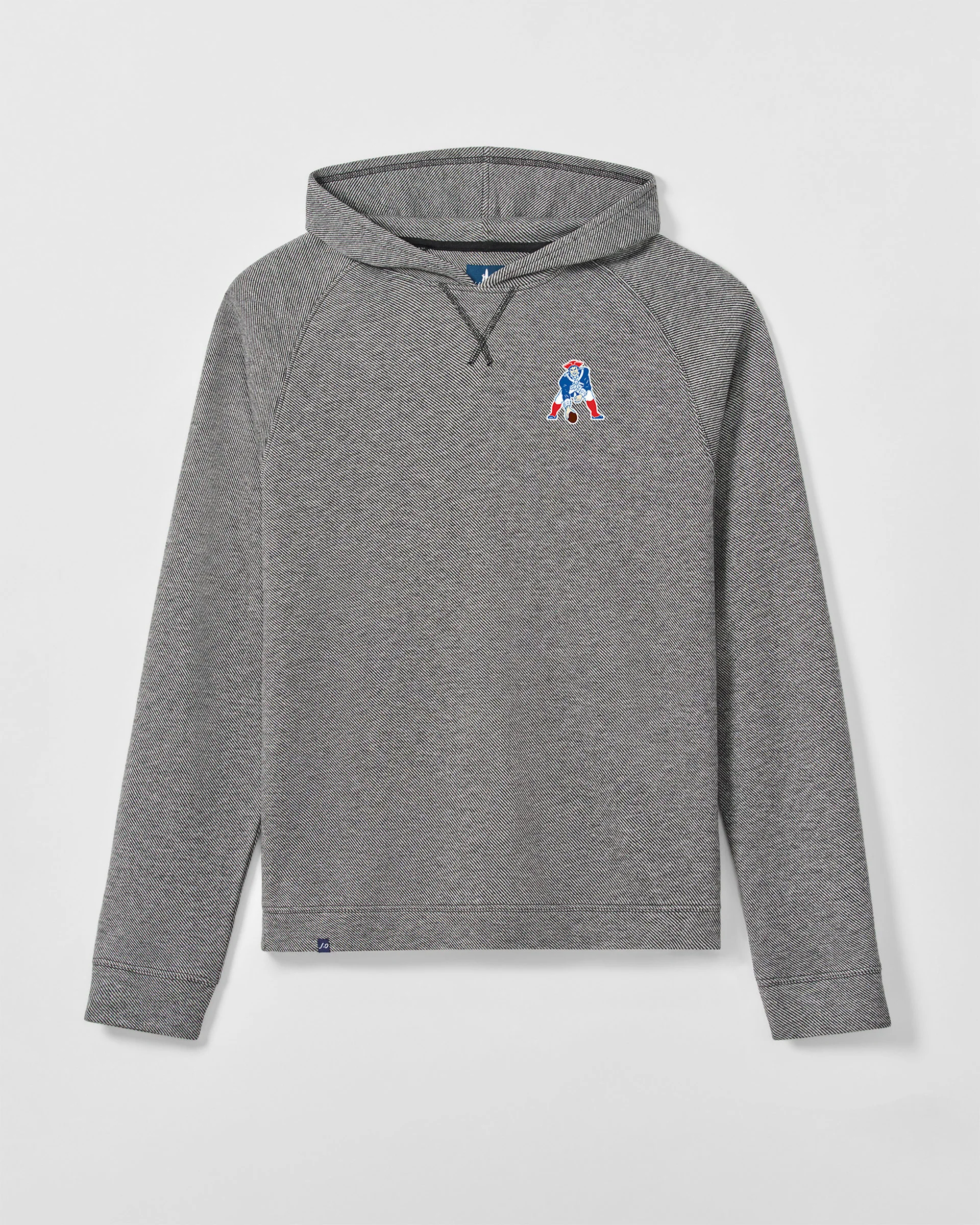 New England Patriots Cotton Blend Twill Hoodie - Classic Logo
