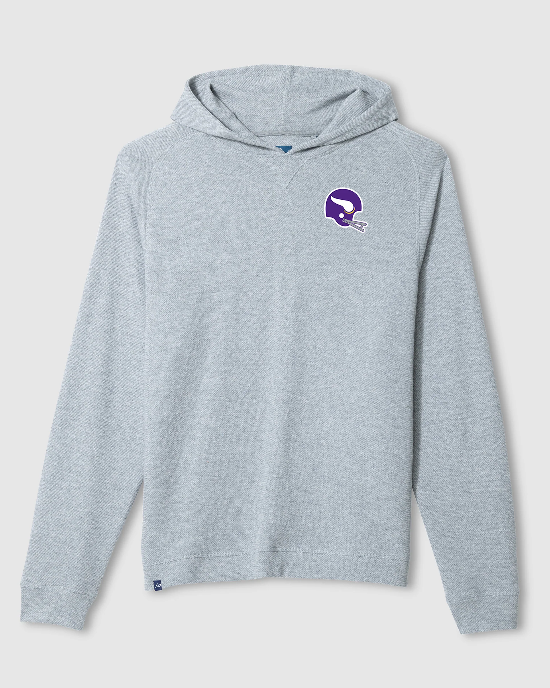 Minnesota Vikings Classic Cotton Blend Twill Hoodie  - Classic Logo - Image 3