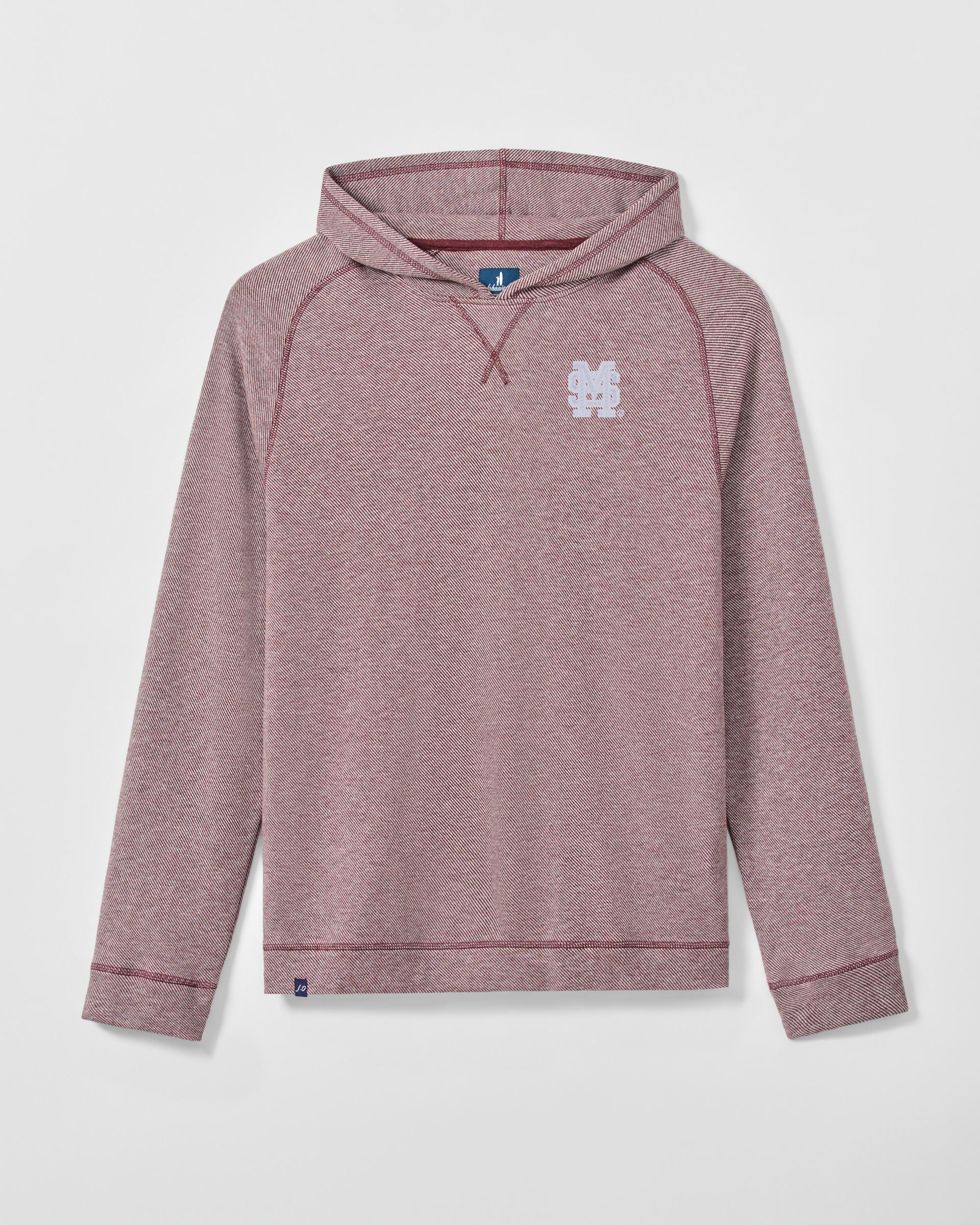 Mississippi State Cotton Blend Twill Hoodie - Script Logo - Image 2