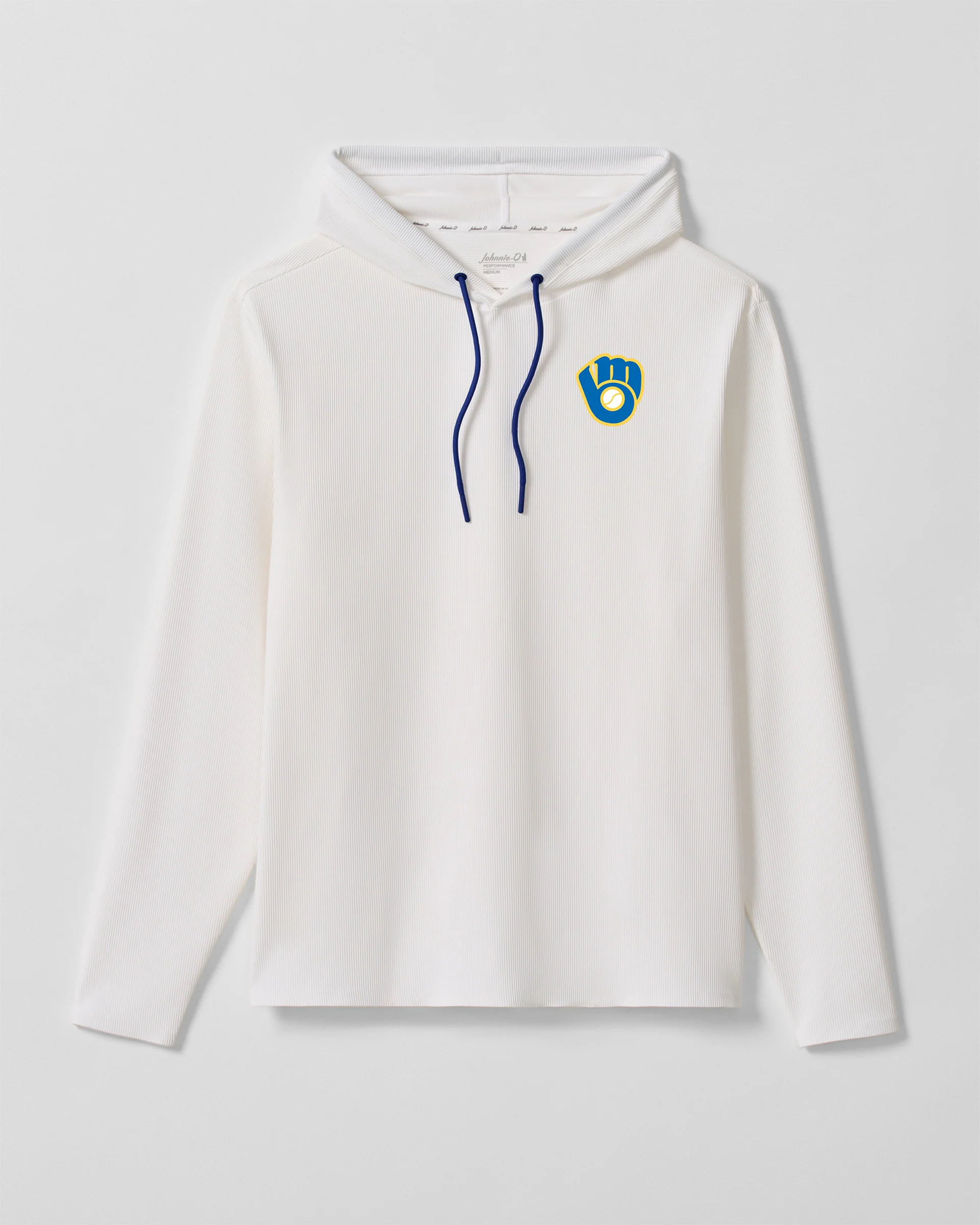 Milwaukee Brewers Hoppin Pop Performance Hoodie - Cooperstown Logo - Image 3