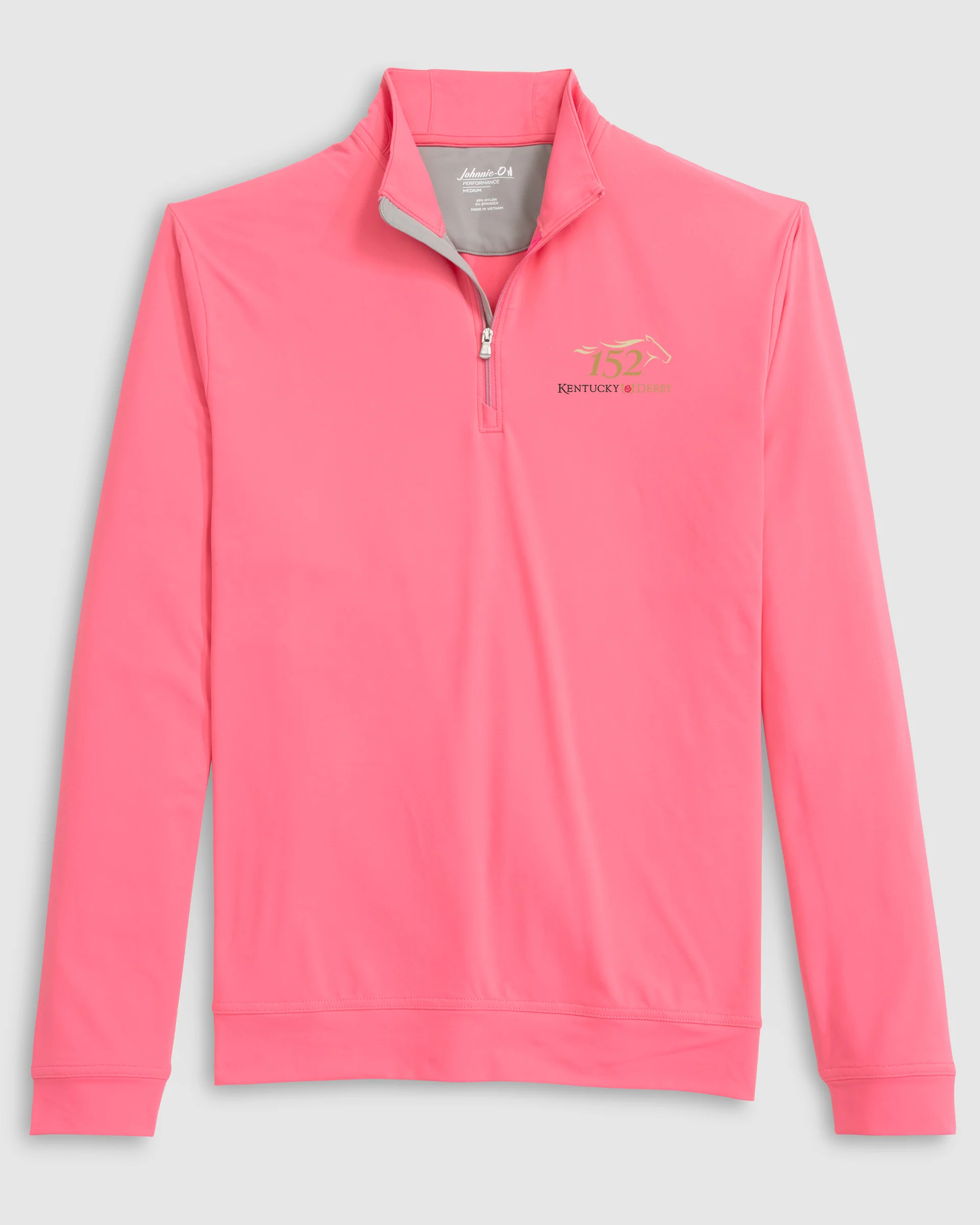 Kentucky Derby Motion Performance 1/4 Zip Pullover - 152nd Logo - Image 3