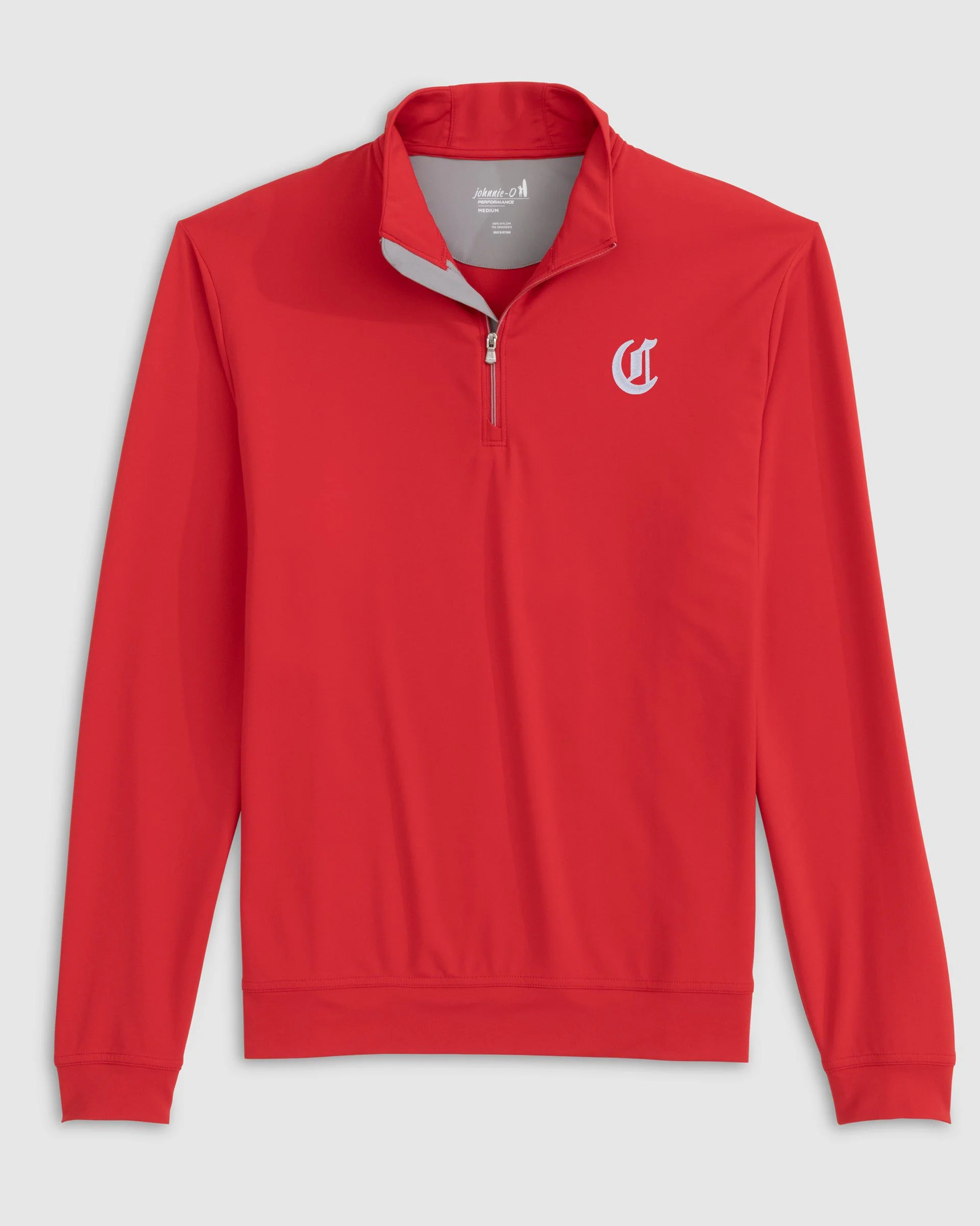 Cincinnati Reds Motion Performance 1/4 Zip - Cooperstown Logo - Image 2
