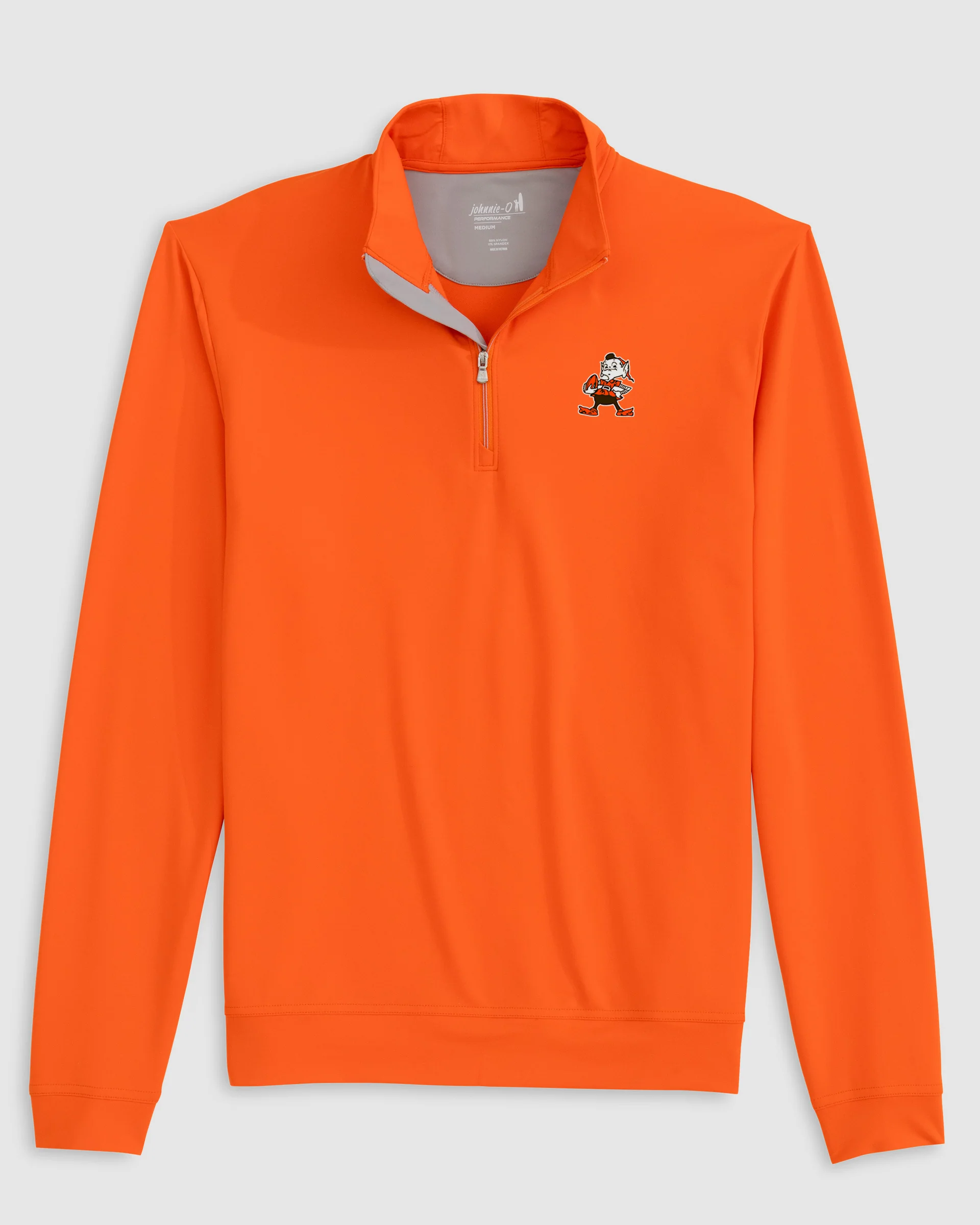 Cleveland Browns Motion Performance 1/4 Zip Pullover - Classic Brownie Logo - Image 4