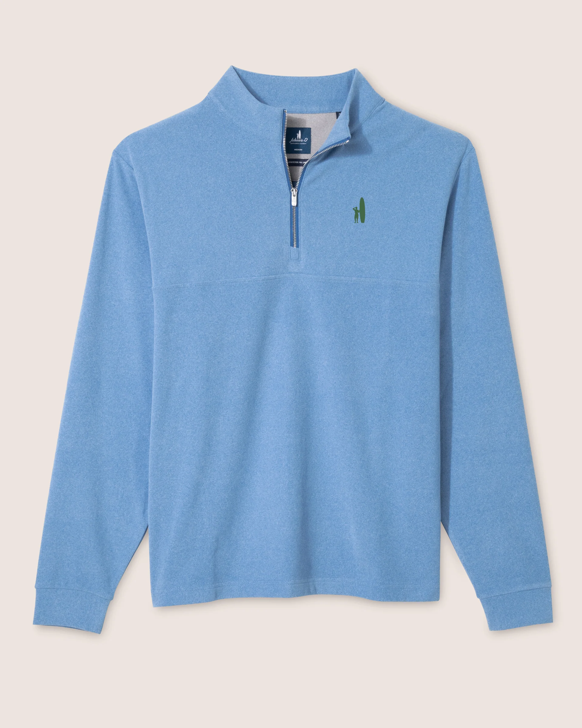 Custom Surfer Logo Mikey Performance 1/4 Zip Pullover - Image 2