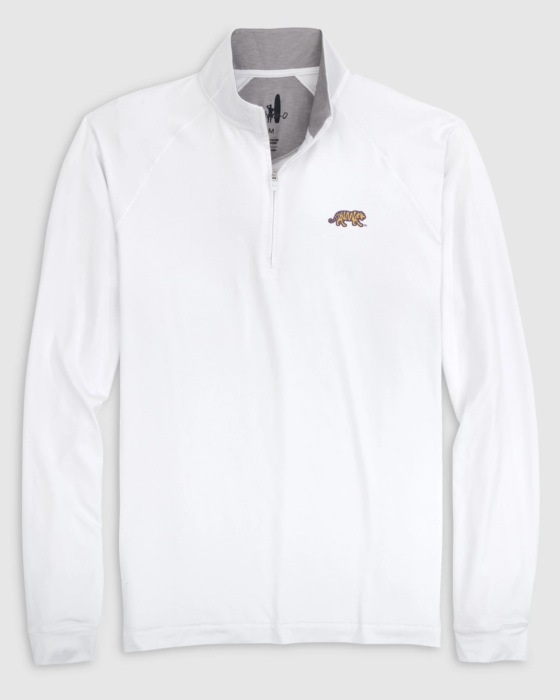 Louisiana State Freeborne Performance 1/4 Zip - Mike The Tiger Logo - Image 4
