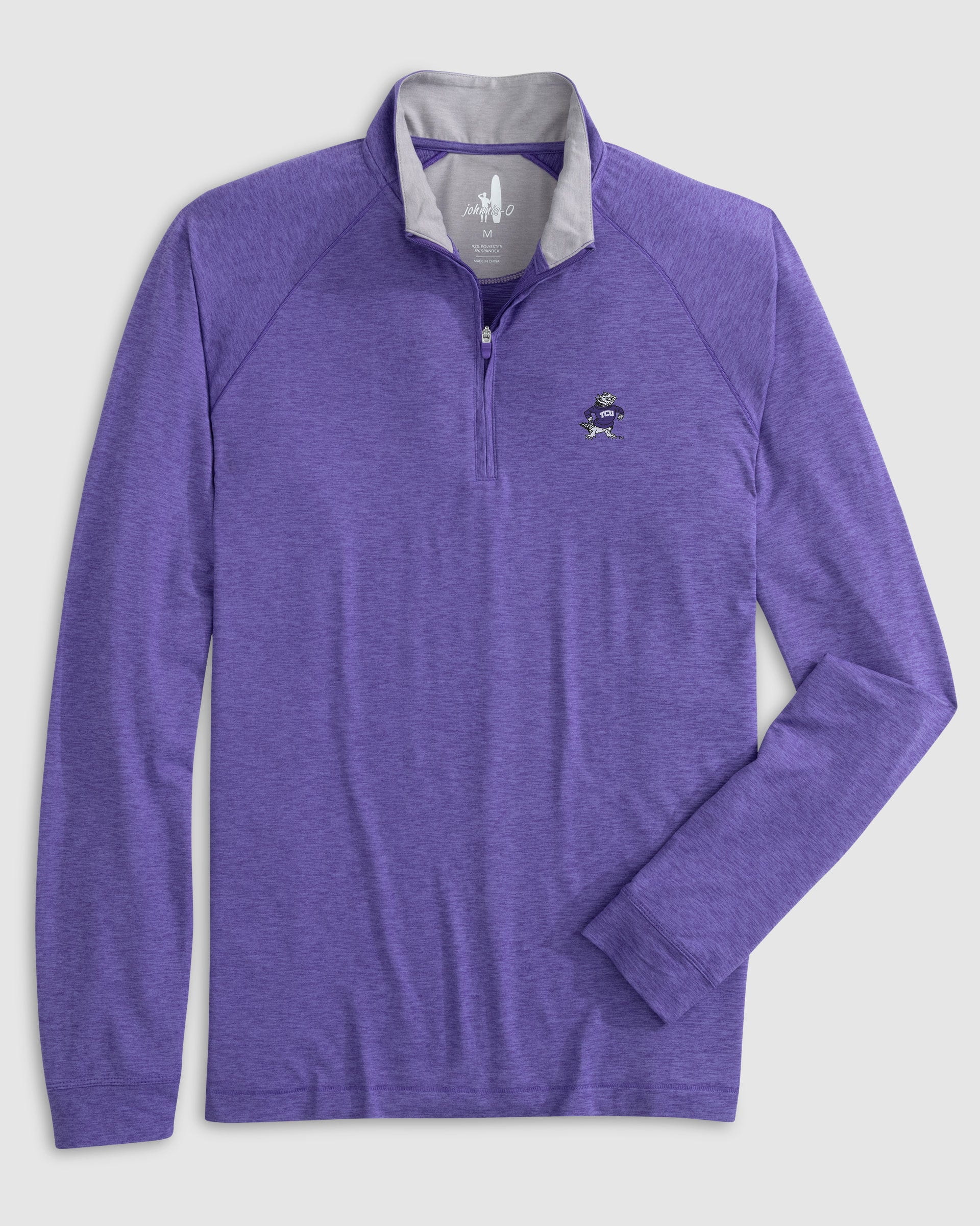 Texas Christian Freeborne Performance 1/4 Zip - Vault Logo - Image 2