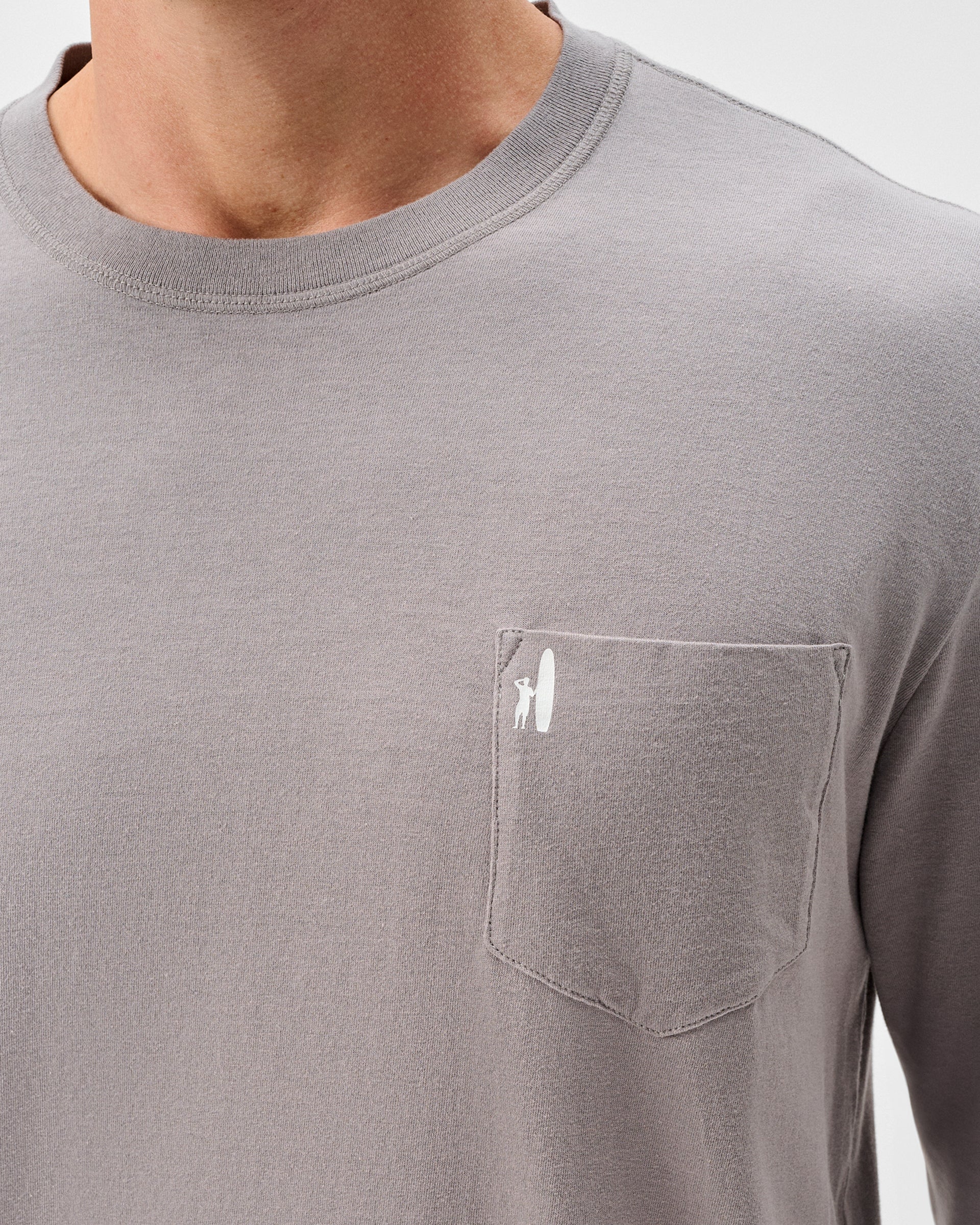Long Sleeve Pocket T-Shirt - Santa Monica - Image 2