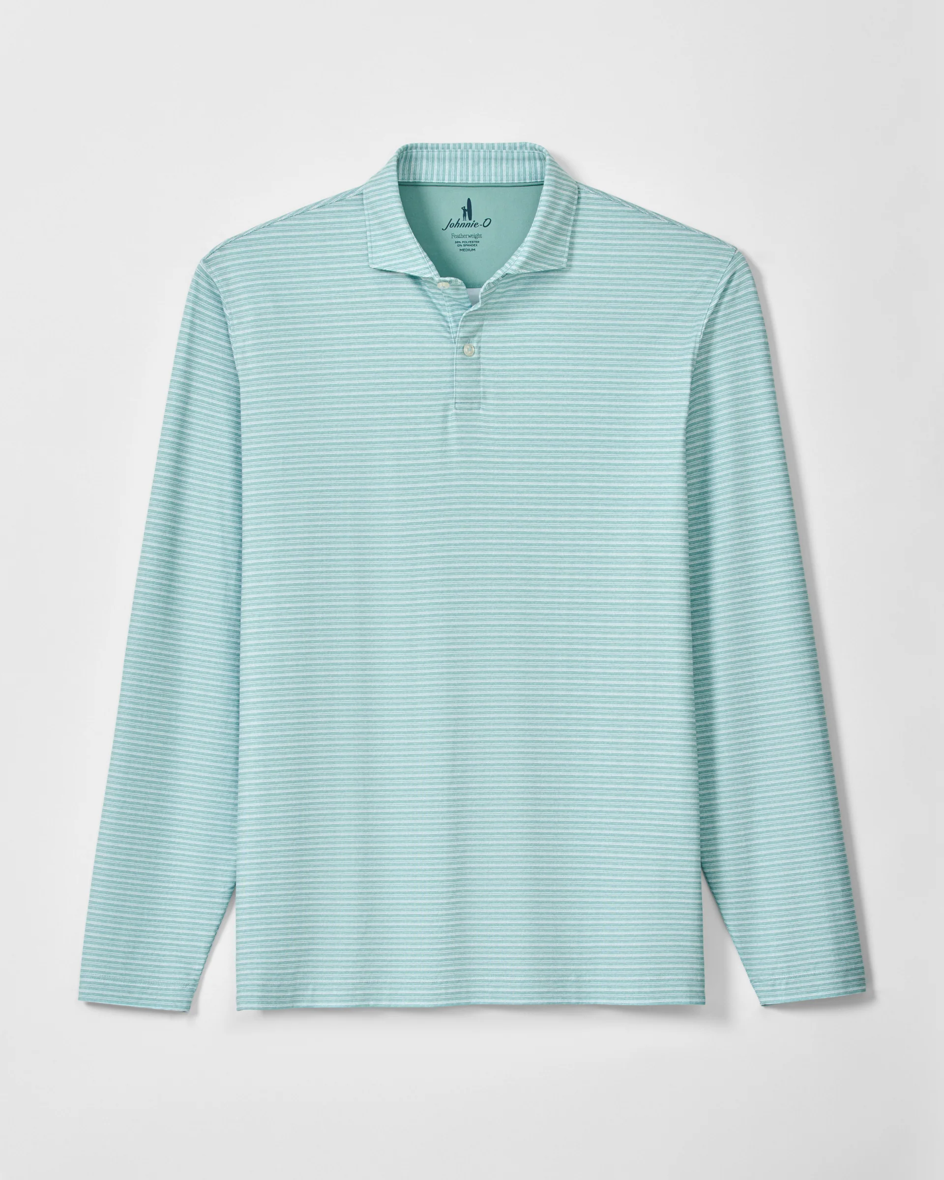 Performance Featherweight Long Sleeve Polo - Track Stripe - Image 6