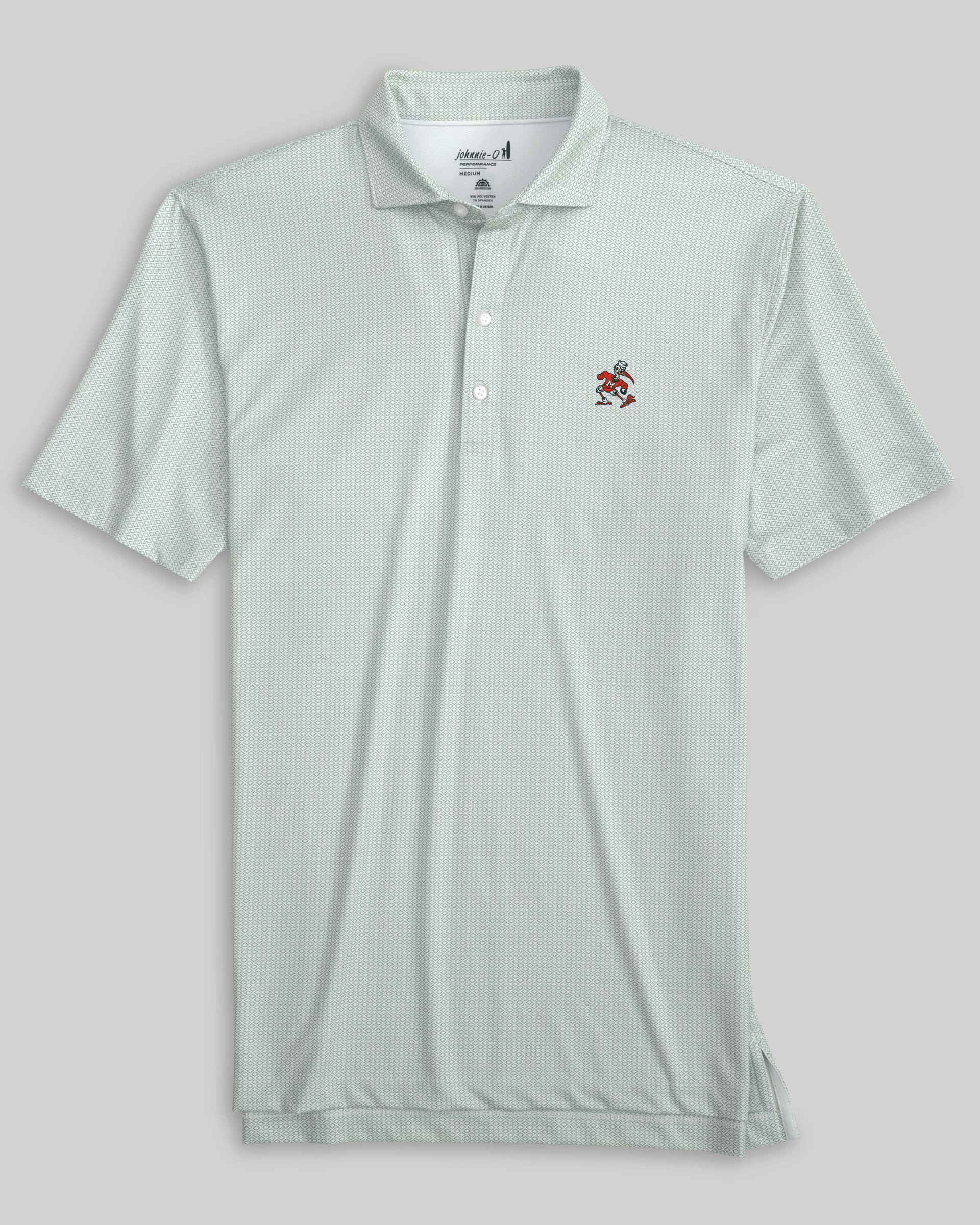 Miami Slade Performance Jersey Polo - Vintage Logo - Image 2