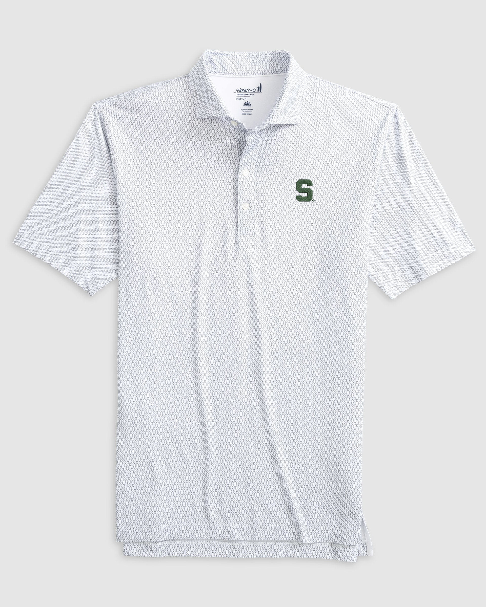 Michigan State Slade Performance Jersey Polo - S Logo - Image 2
