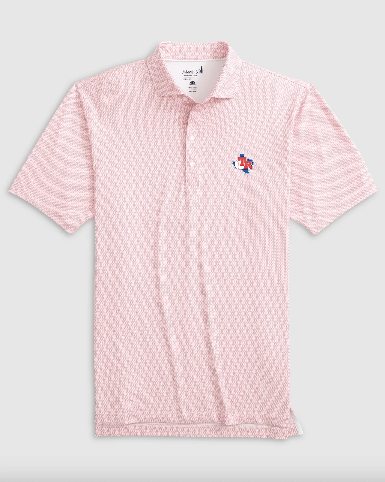 Texas Rangers Slade Performance Jersey Printed Polo - Cooperstown Logo - Image 3