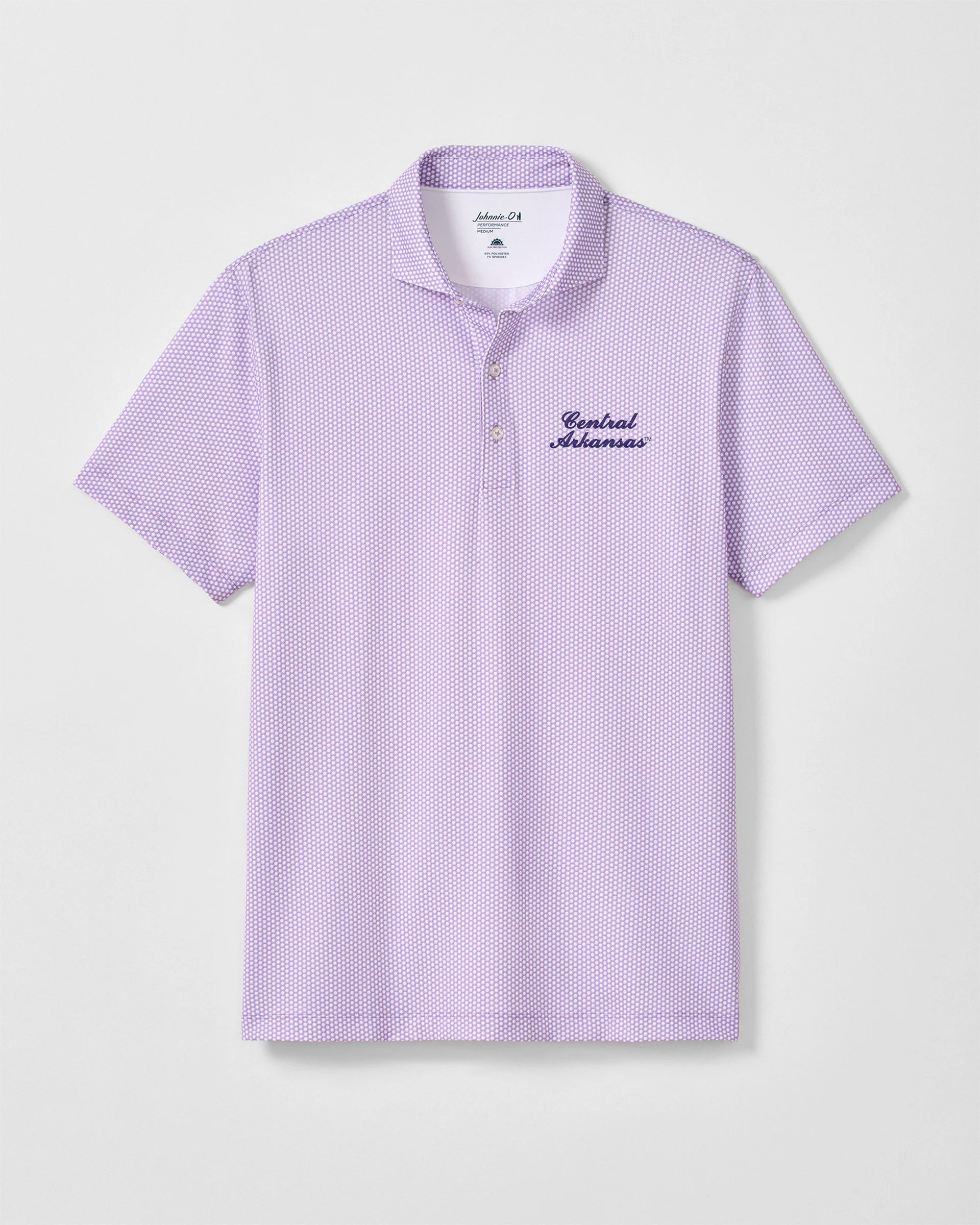 University of Central Arkansas Hex Performance Jersey Polo - Image 2
