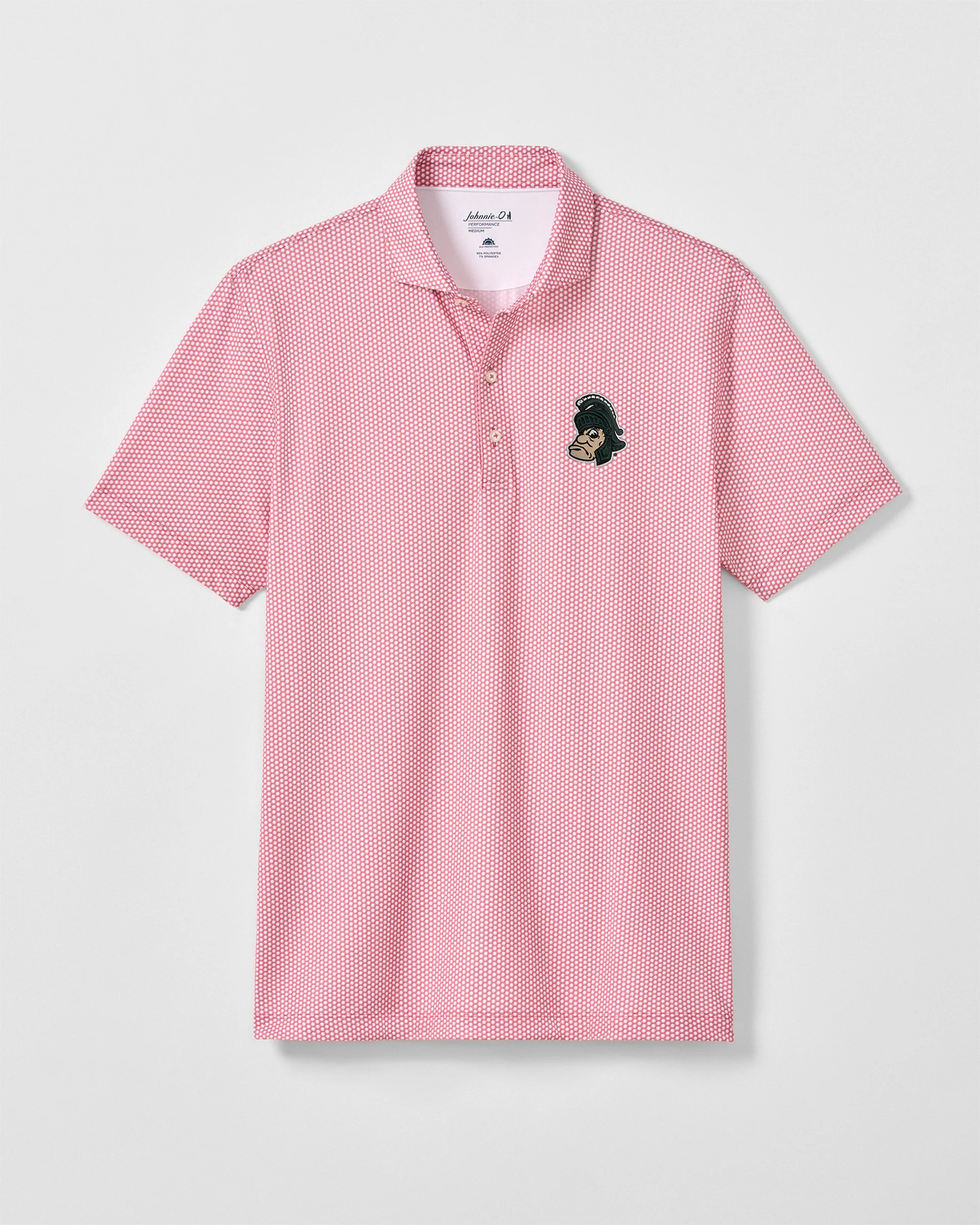 Michigan State Hex Performance Jersey Polo - Vault Logo - Image 2