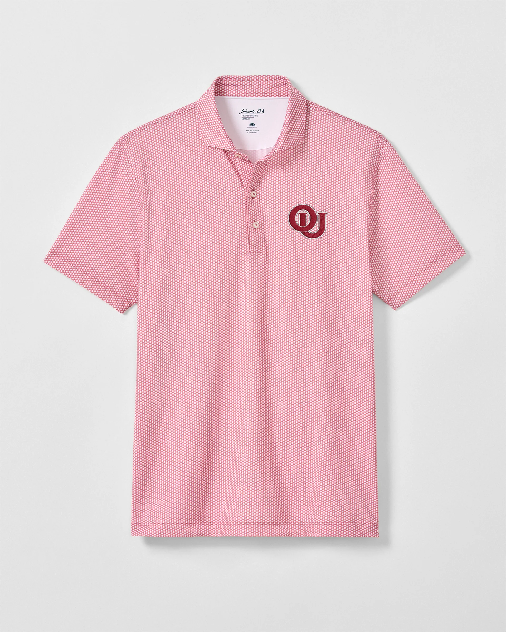 Oklahoma Hex Performance Jersey Polo - Vintage Logo - Image 2