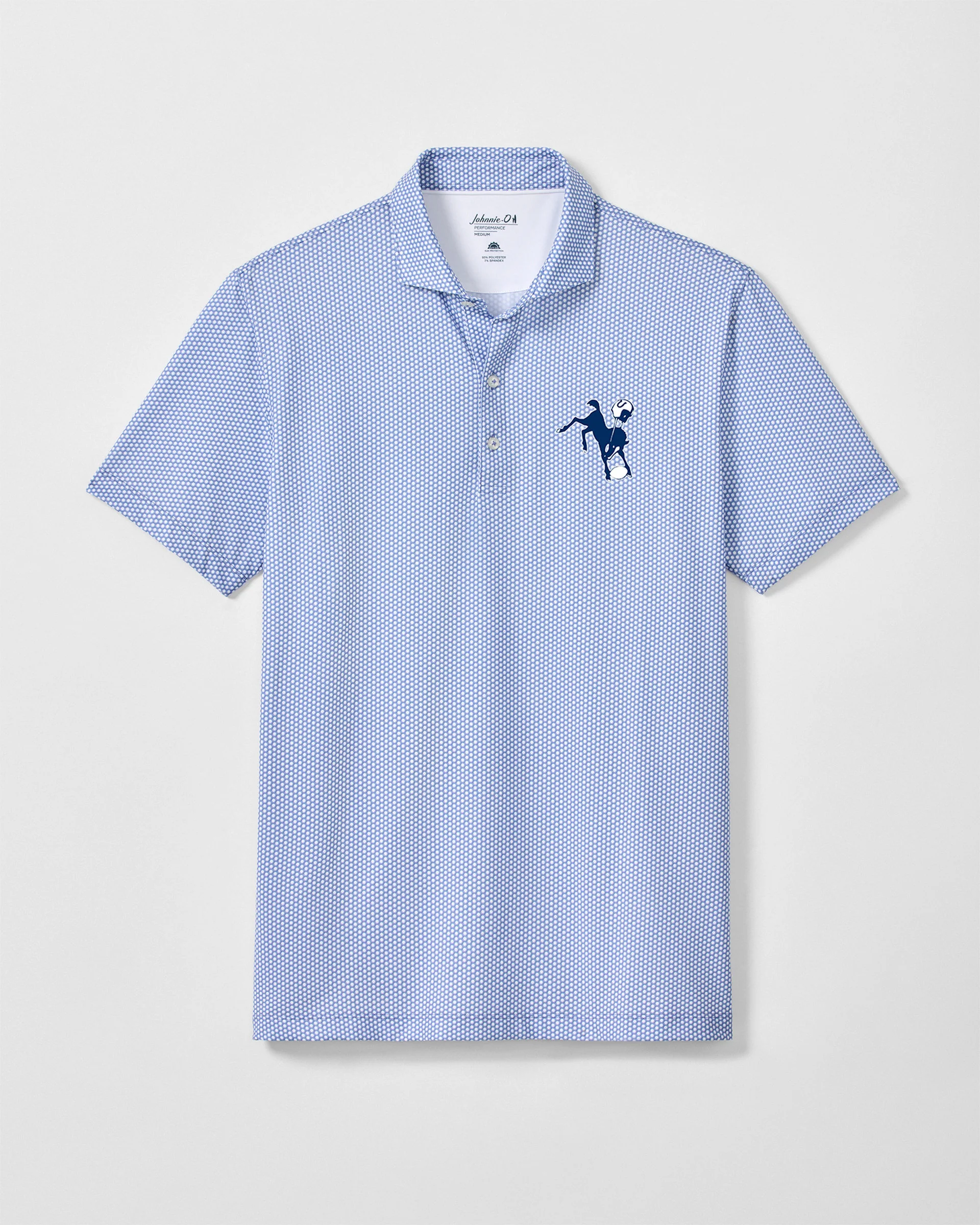 Indianapolis Colts Hex Performance Jersey Polo - Classic Logo - Image 2