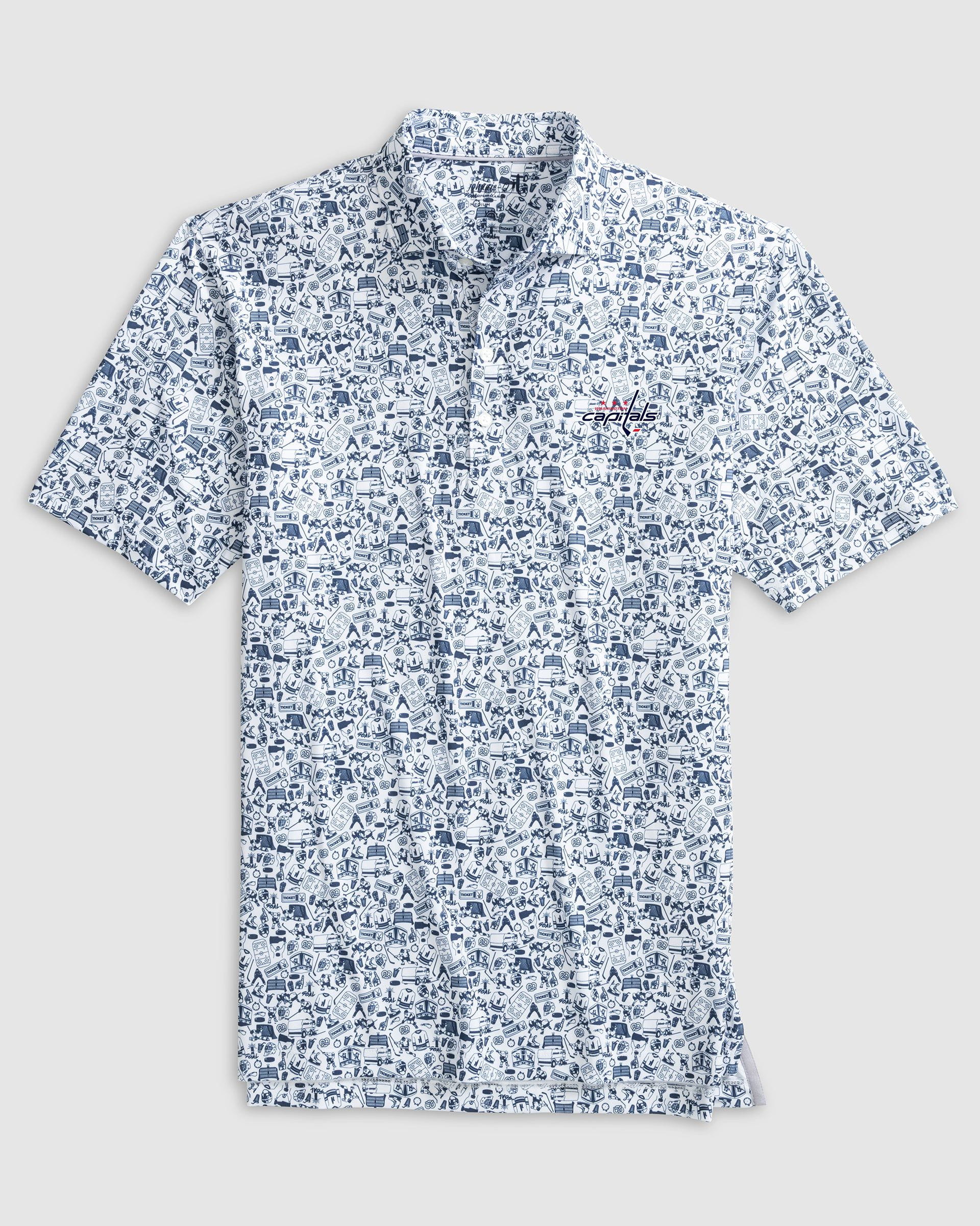 Washington Capitals Slap Shot Performance Jersey Polo